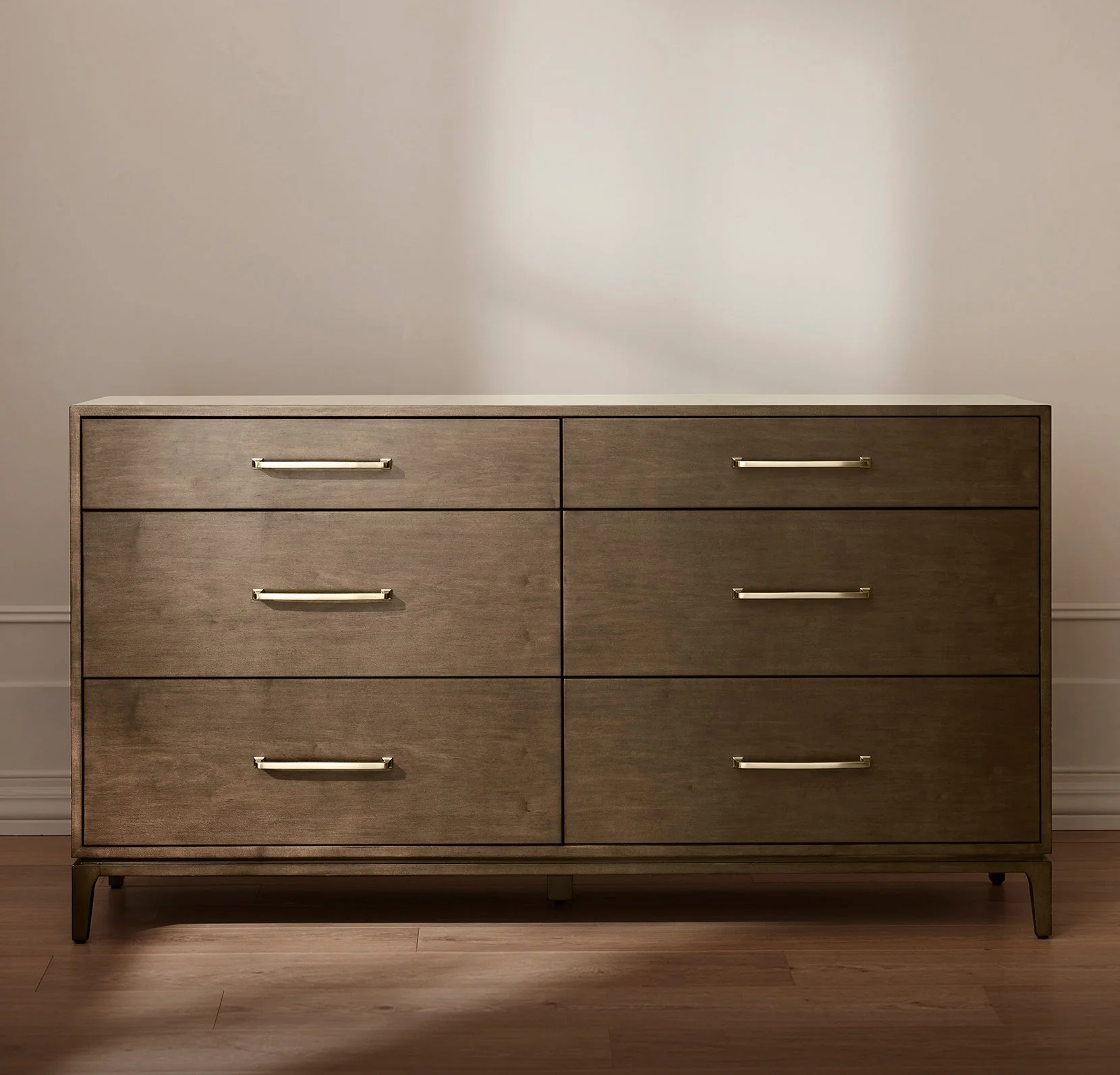 6-Drawer Wood Dresser - Espresso