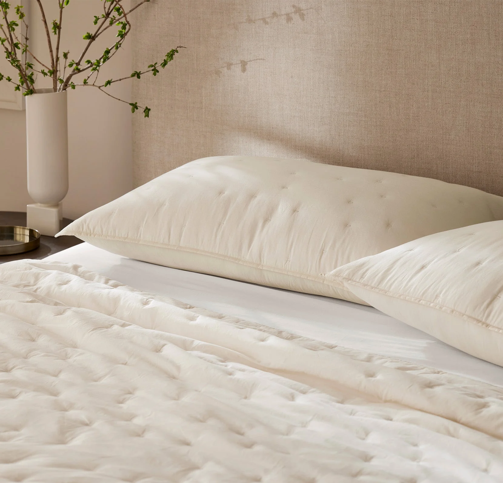 Airy Voile Quilt Set - Natural - Image 4