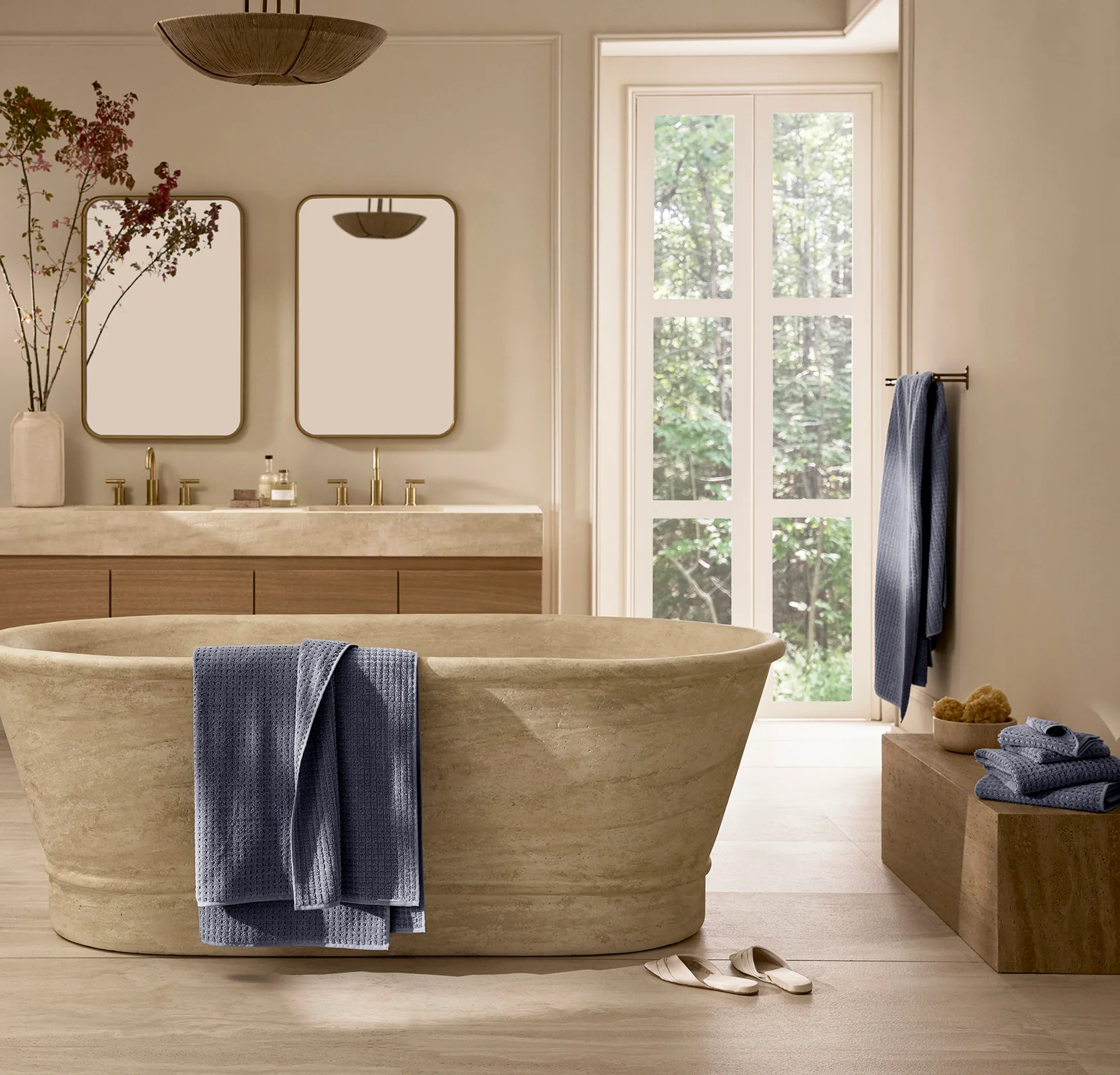 Complete Turkish Waffle Bath Sheet Bundle - Image 8