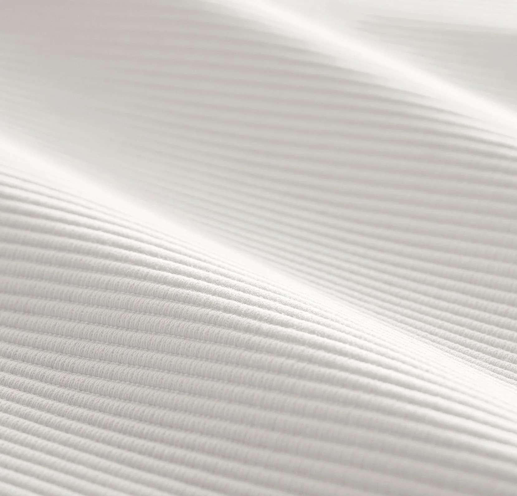 Ottoman Rib Duvet Set - White - Image 4