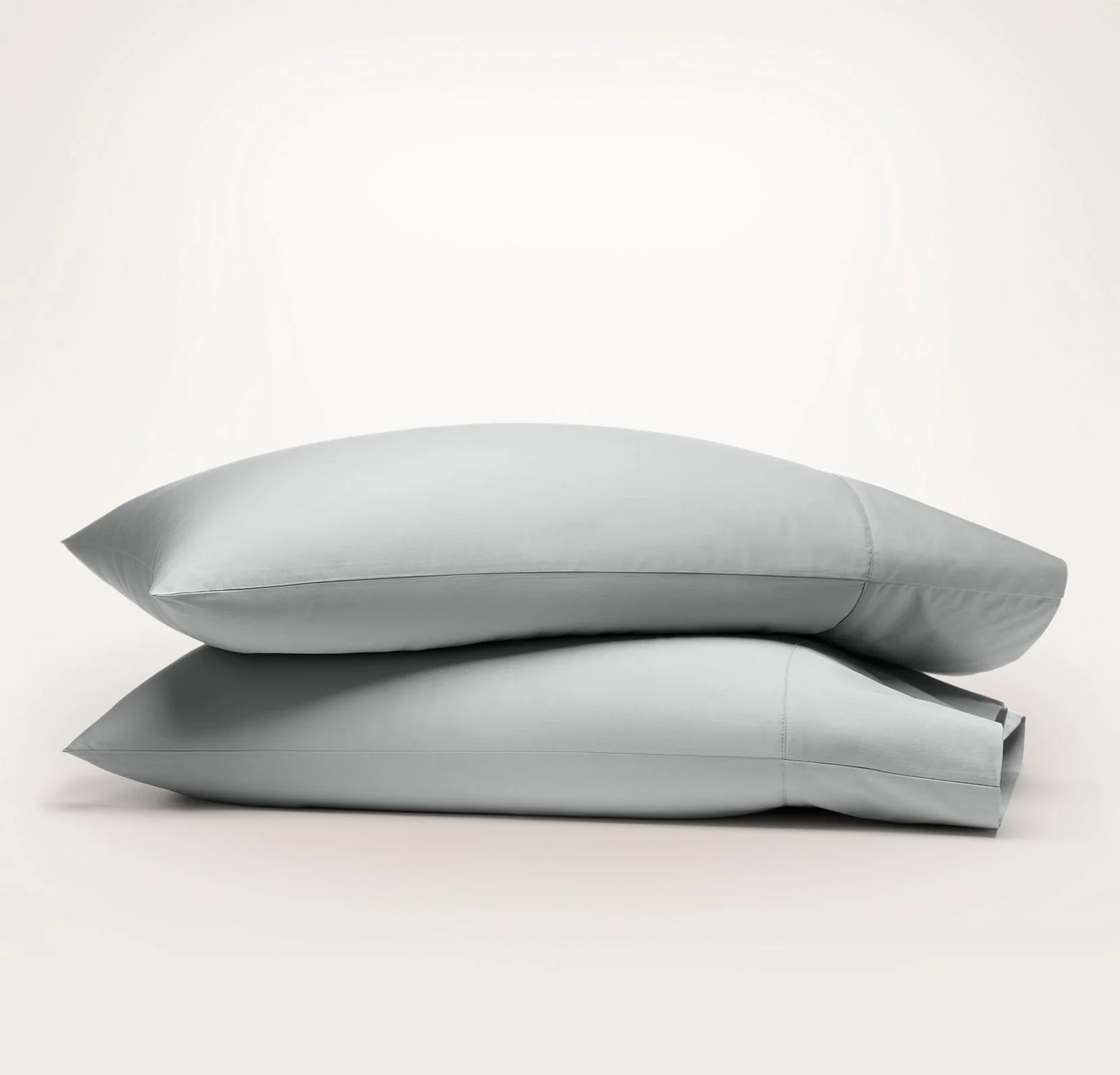 Percale Hemmed Pillowcase Set - Shore