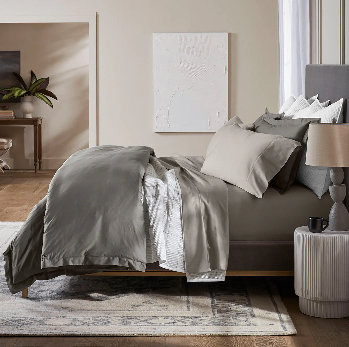 Percale "No Flat Sheet" Sheet Set - Image 4
