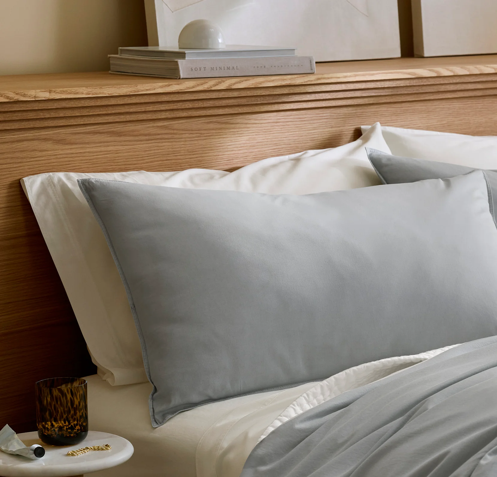 Percale Vintage Washed Duvet Set - Vintage Shore - Image 3