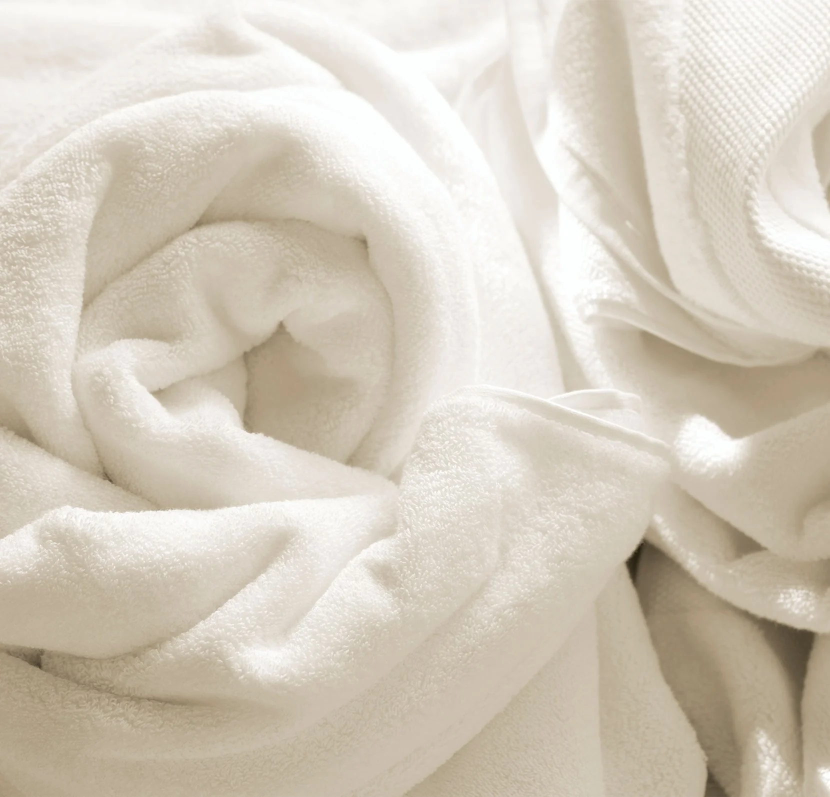 Plush Bath Sheet - White - Image 6
