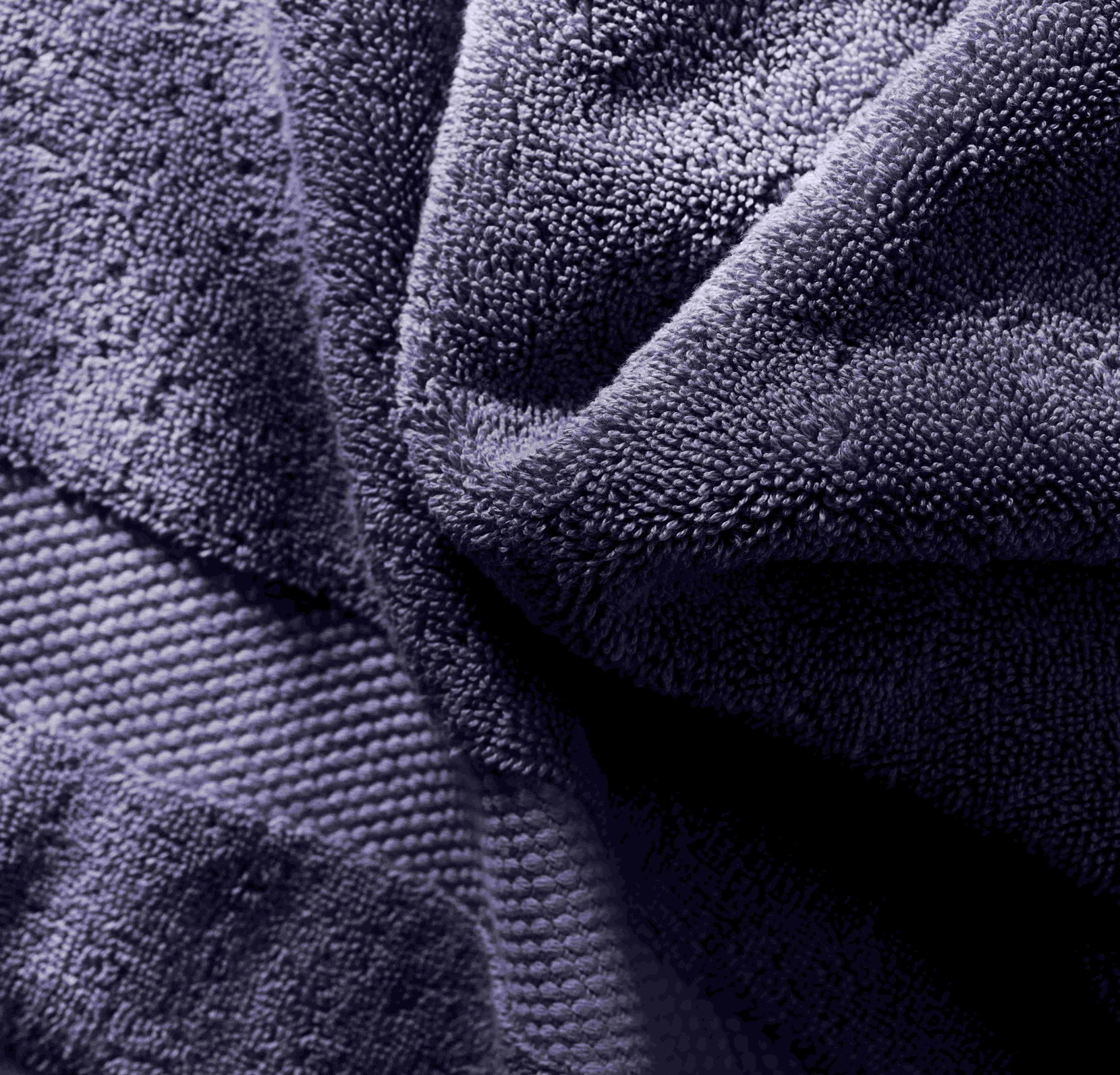 Plush Bath Sheet - Coastal Navy - Image 4