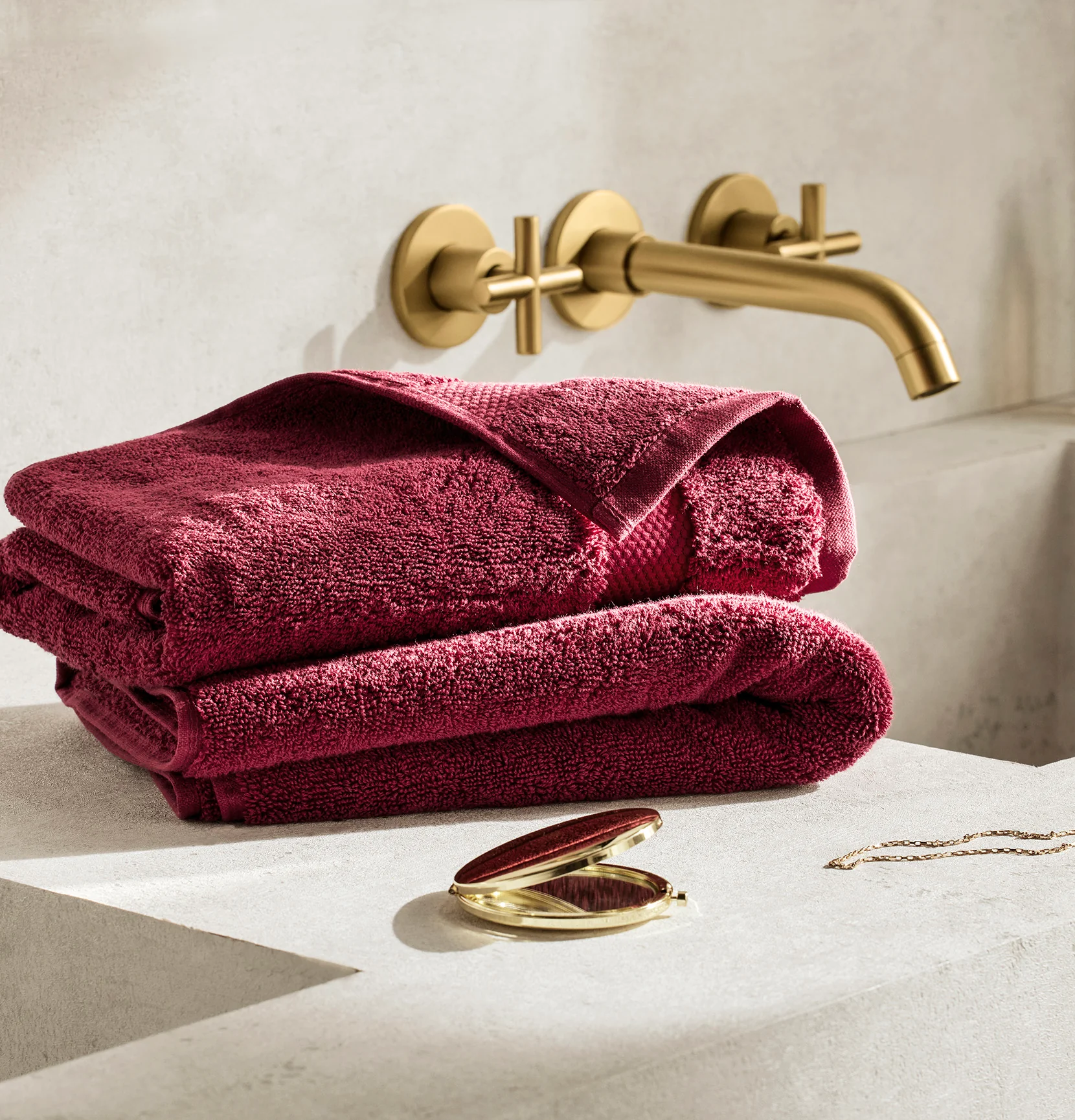 Plush Hand Towels (Pair) - Holly - Image 2