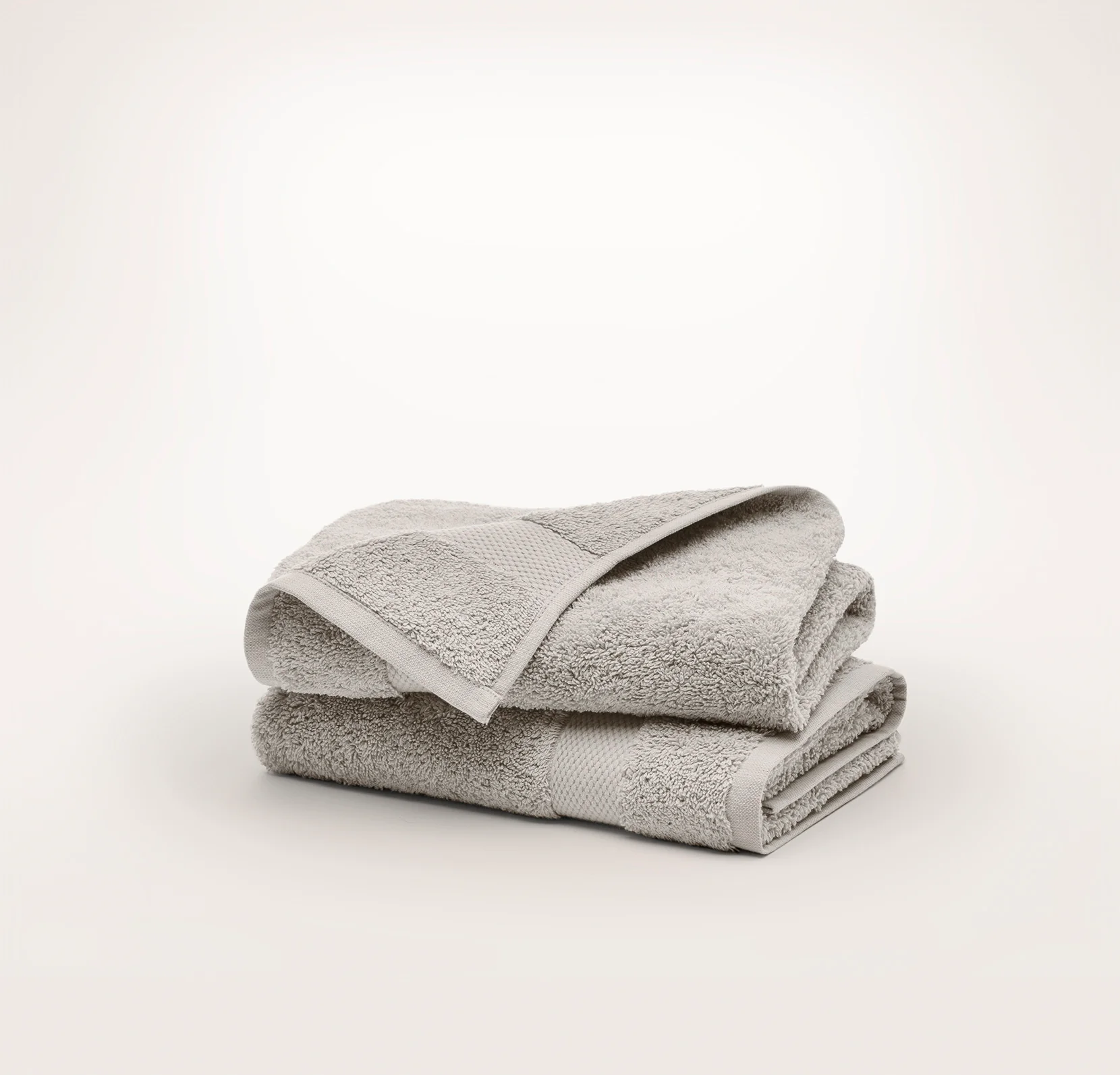 Plush Hand Towels (Pair) - Pewter