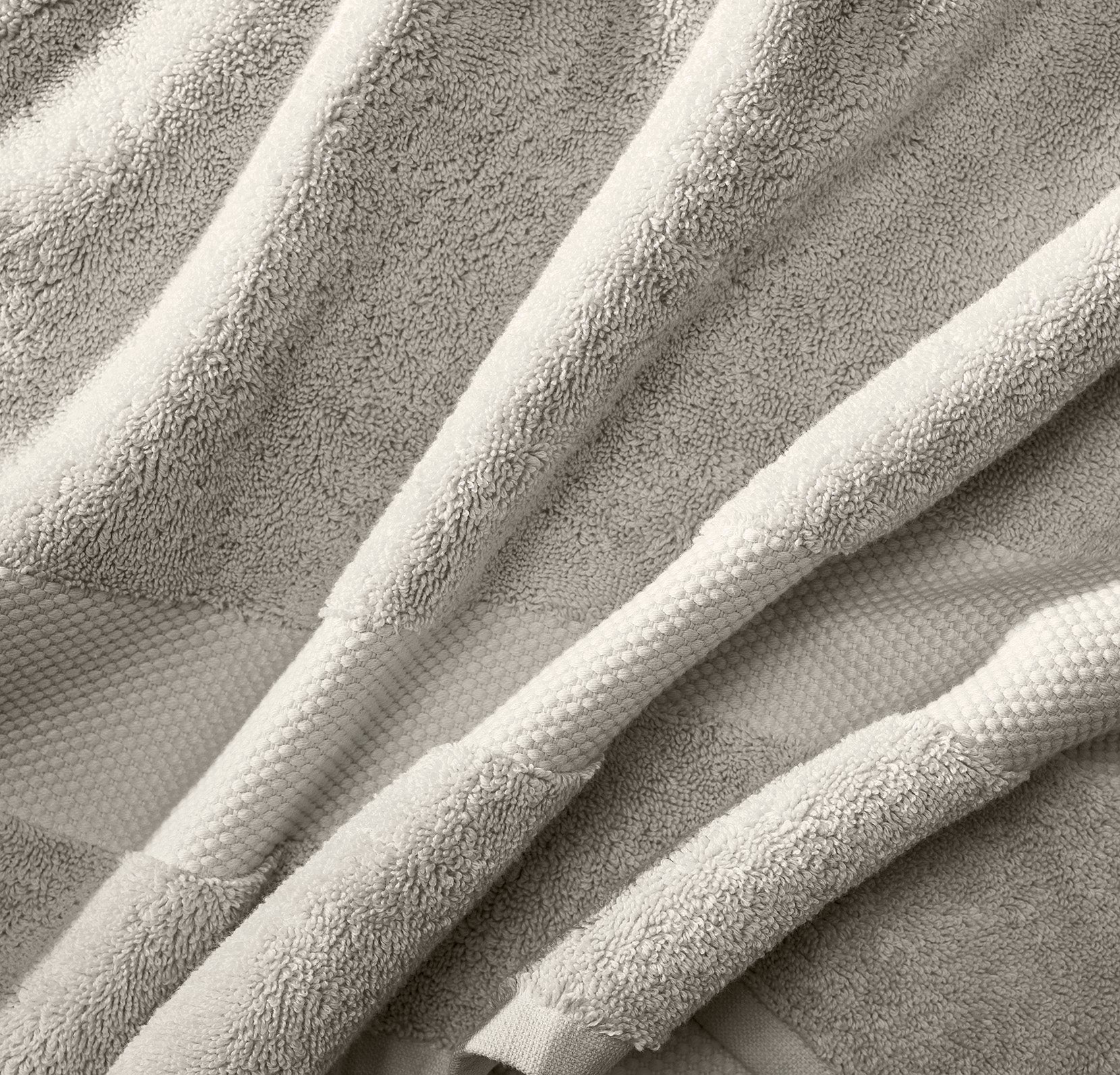 Plush Hand Towels (Pair) - Pewter - Image 5