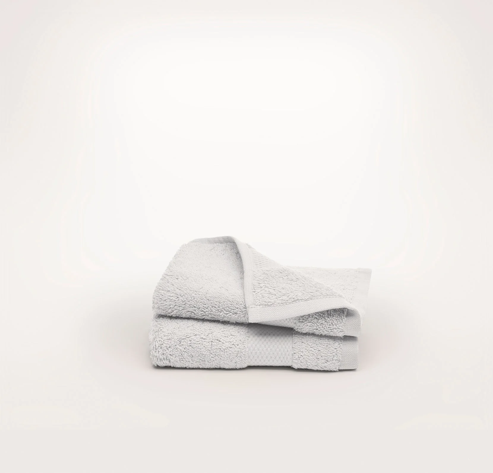 Plush Washcloths (Pair) - Pewter