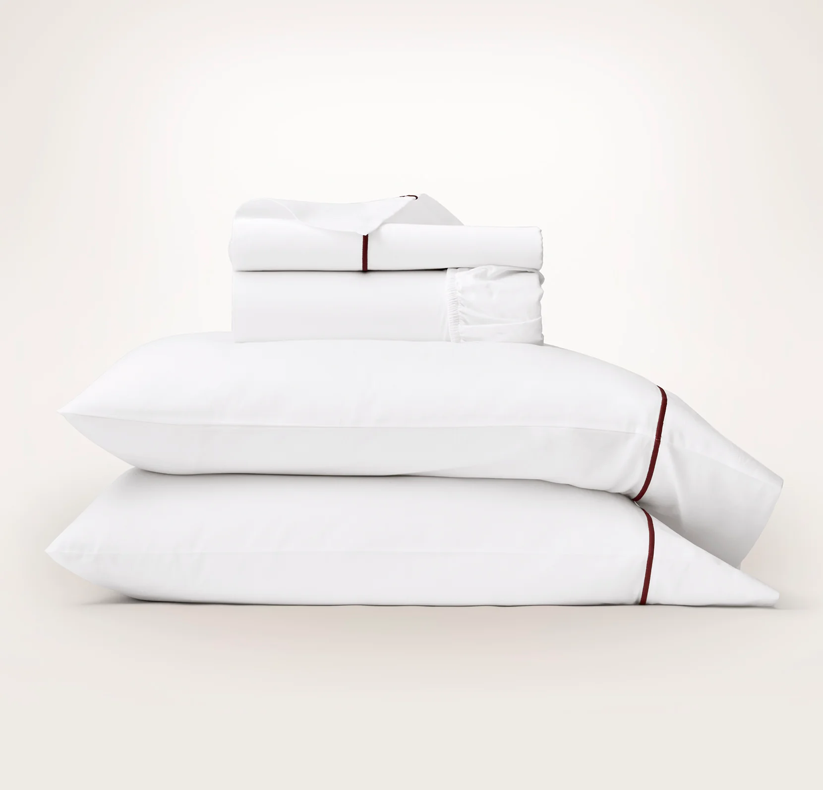 Signature Embellished Sheet Set - White/Holly Embroidered