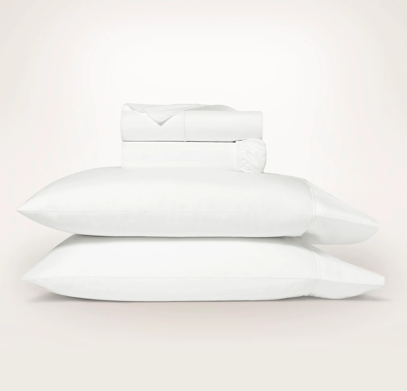 Signature Embellished Sheet Set - White/White Embroidered