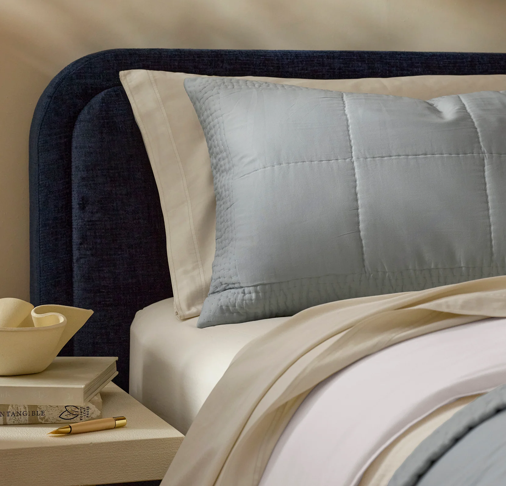 Signature Handstitched Quilted Sham - Shore - Image 4