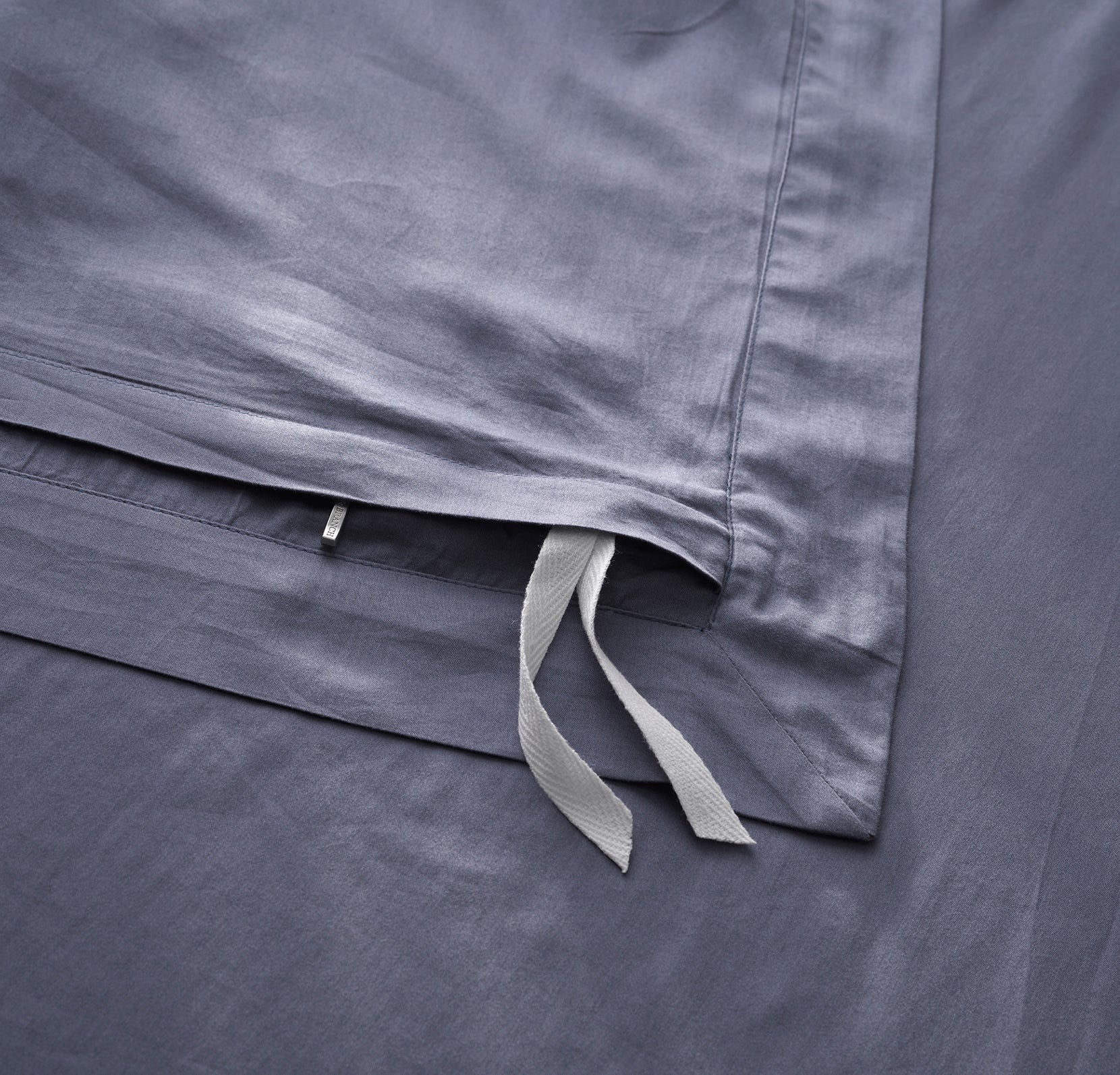 Signature Hemmed Duvet Set - Mineral - Image 4