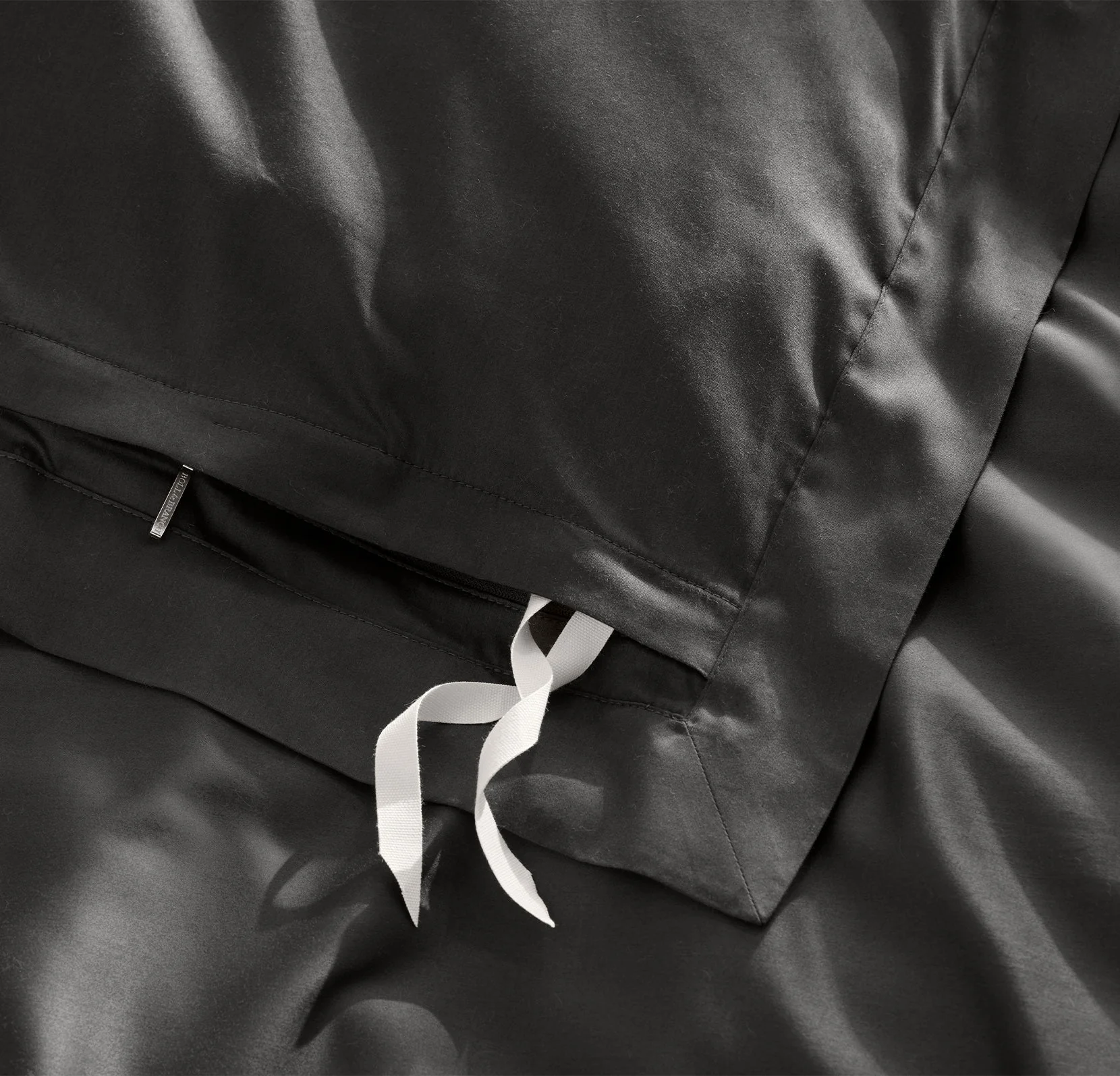 Signature Hemmed Duvet Set - Night - Image 4