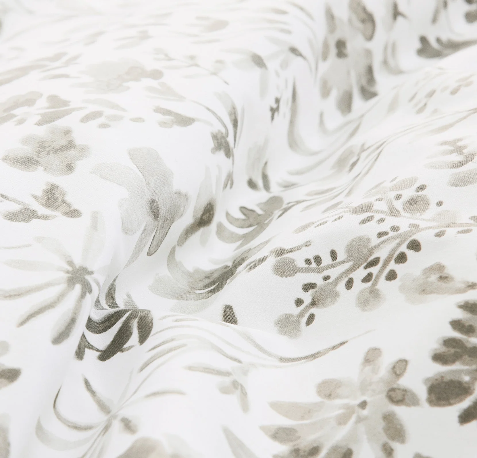 Signature Hemmed Duvet Set - Pewter Botanical - Image 5