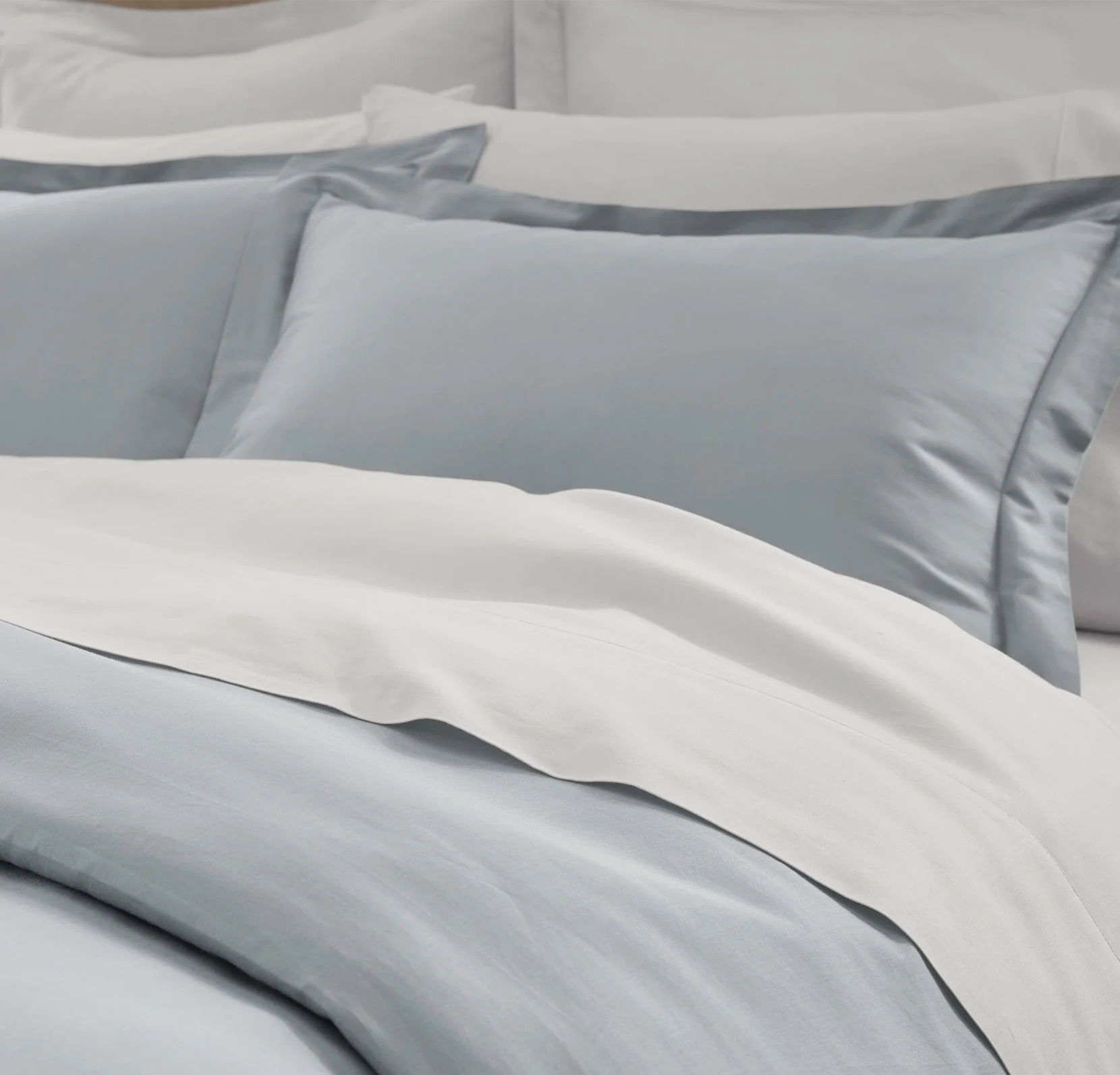 Signature Hemmed Duvet Set - Shore - Image 3