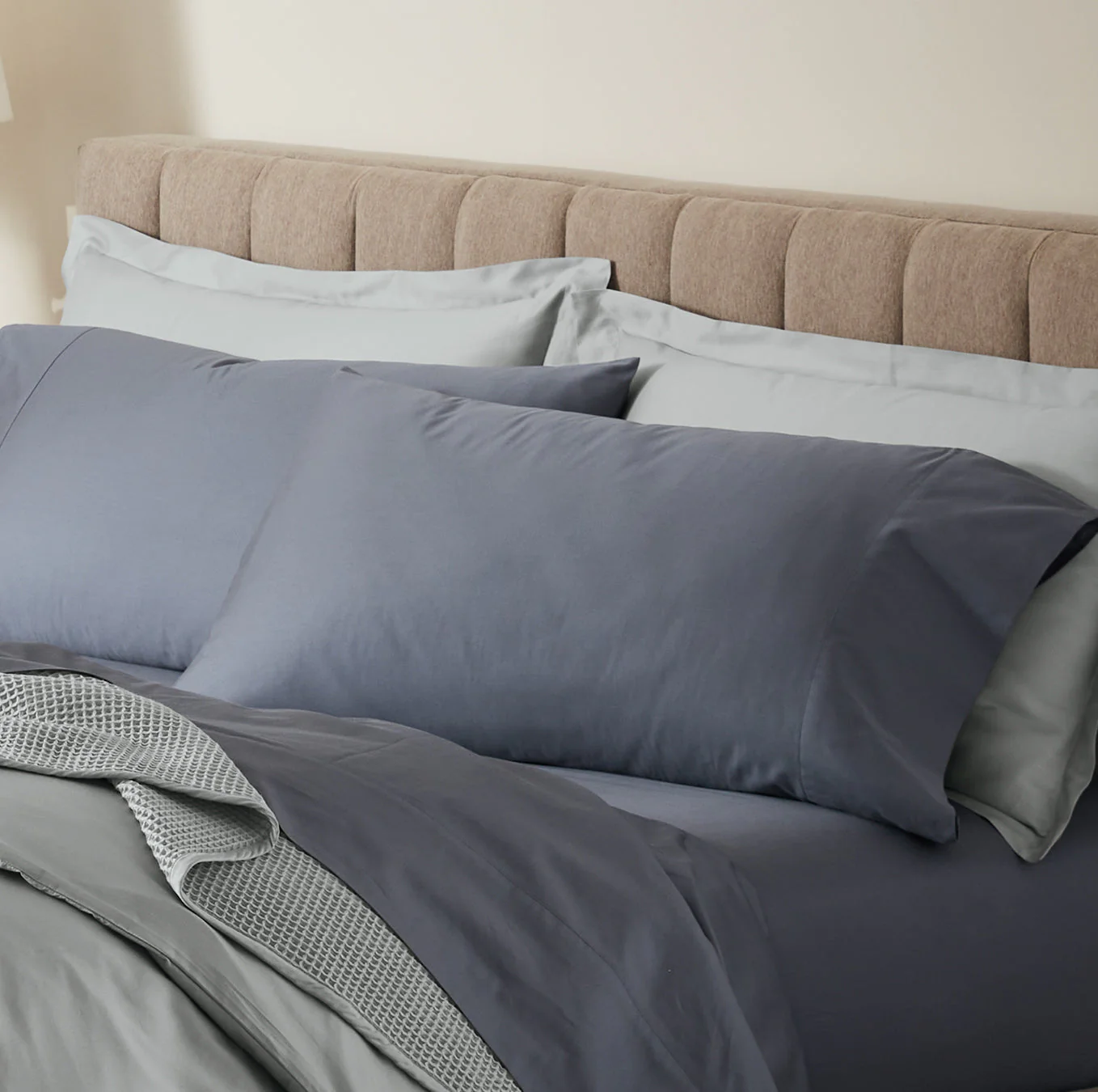 Signature Hemmed Pillowcase Set - Mineral - Image 2