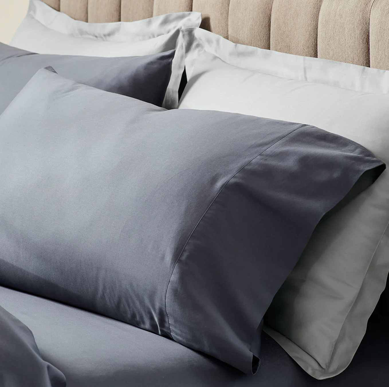 Signature Hemmed Pillowcase Set - Mineral - Image 3