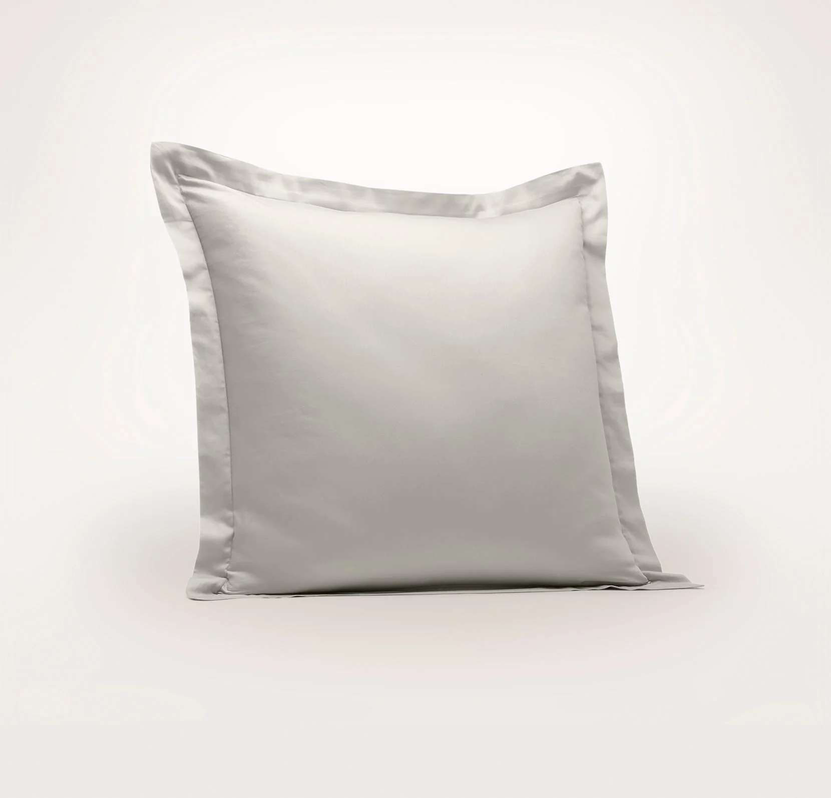 Signature Hemmed Sham - Pewter - Image 3