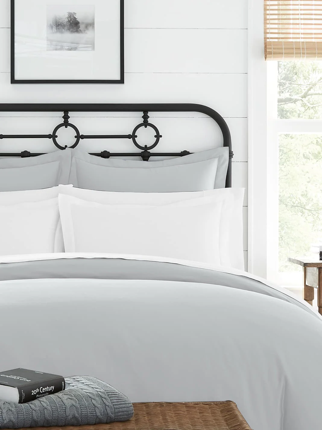 Signature Hemmed Sham - Shore - Image 4