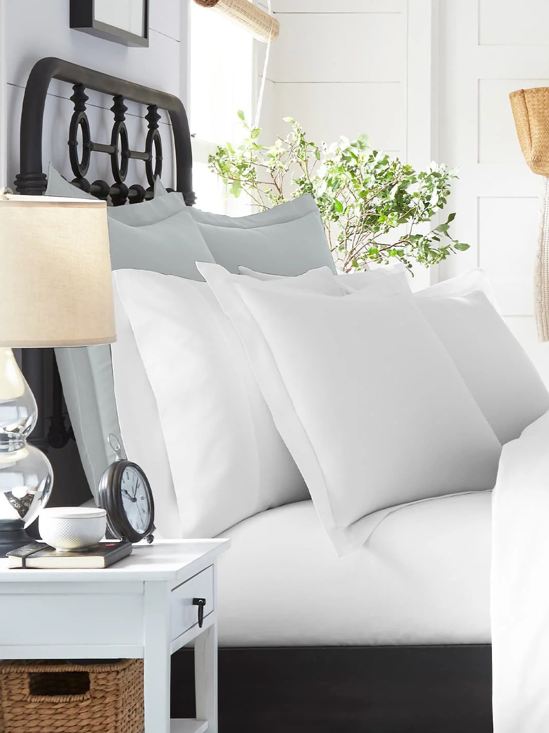 Signature Hemmed Sham - Shore - Image 5