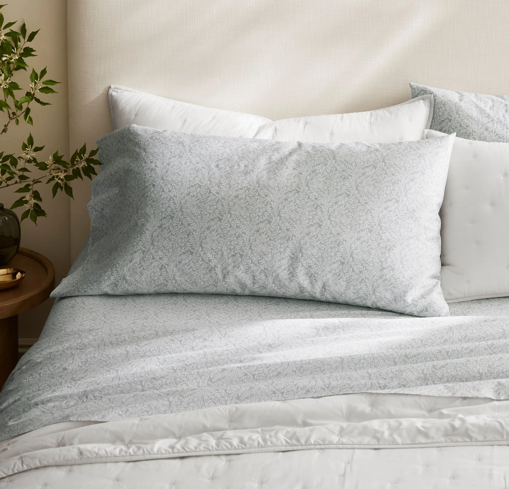 Signature Hemmed Sheet Set - Shore Climbing Vine - Image 3
