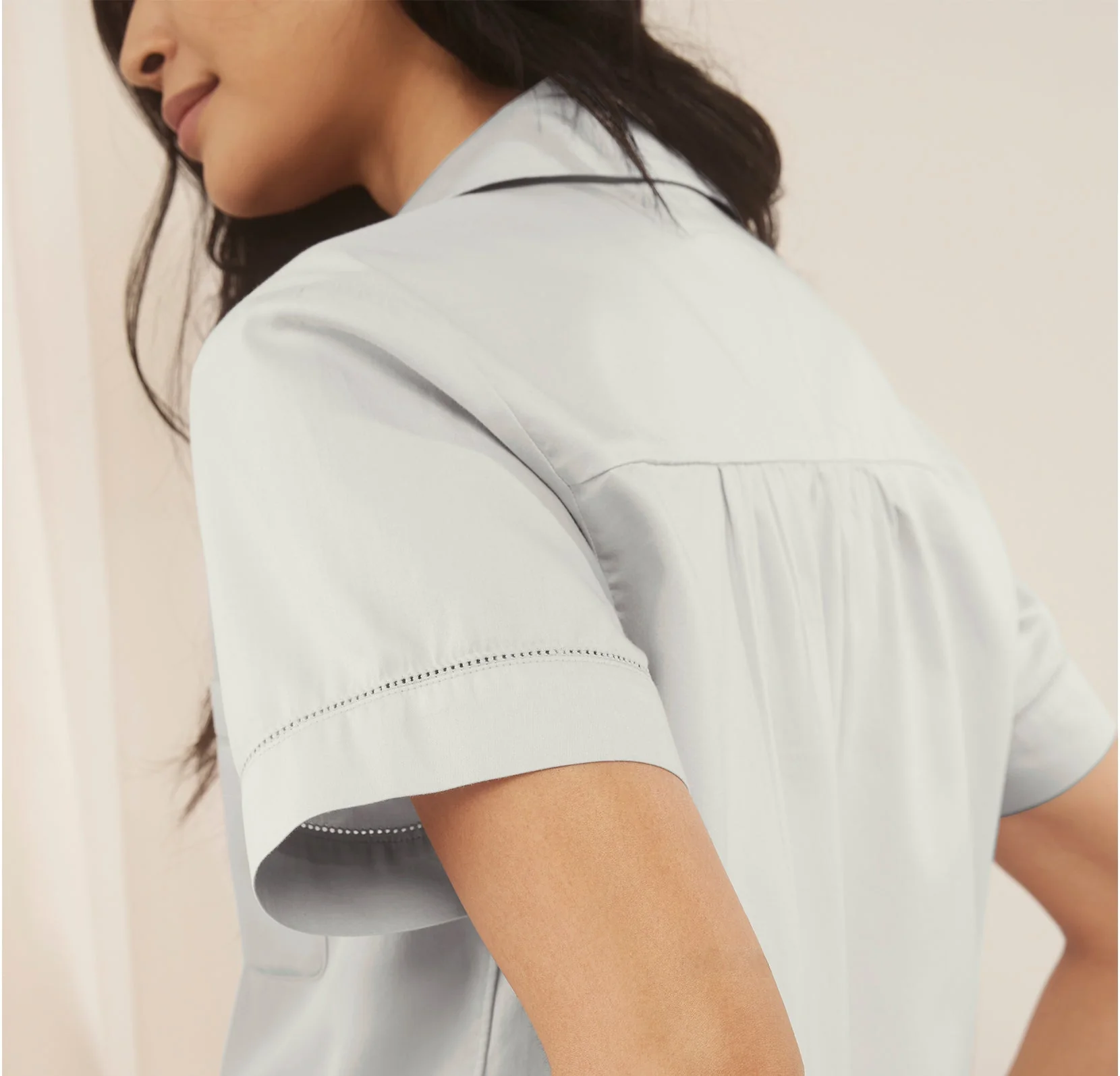 Signature Pajama Set - Short Sleeve & Pants - Sky - Image 4