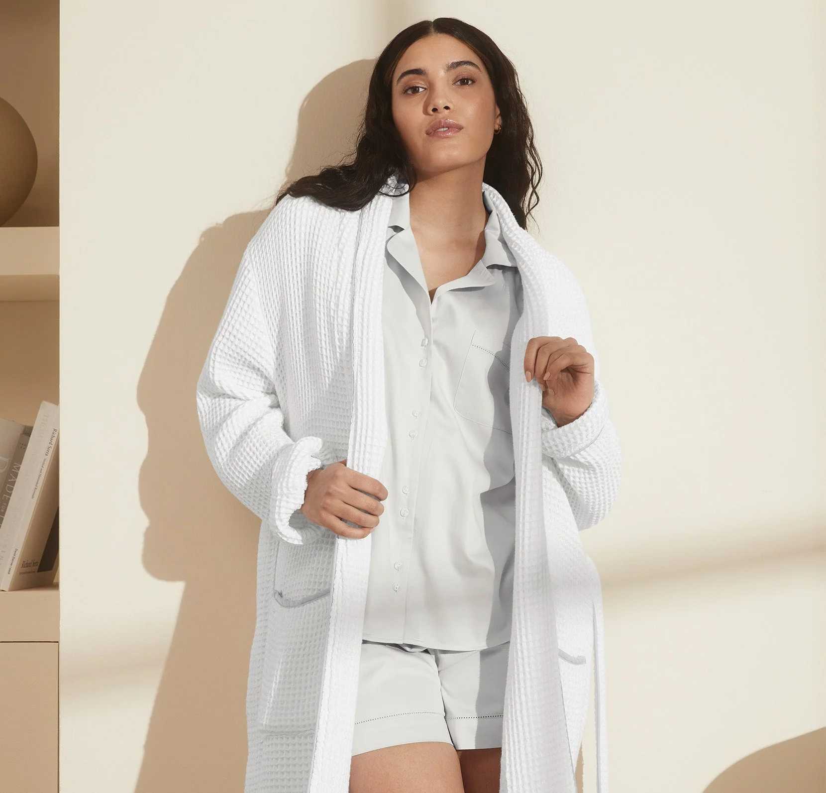 Signature Pajama Set - Short Sleeve & Shorts - Sky - Image 3