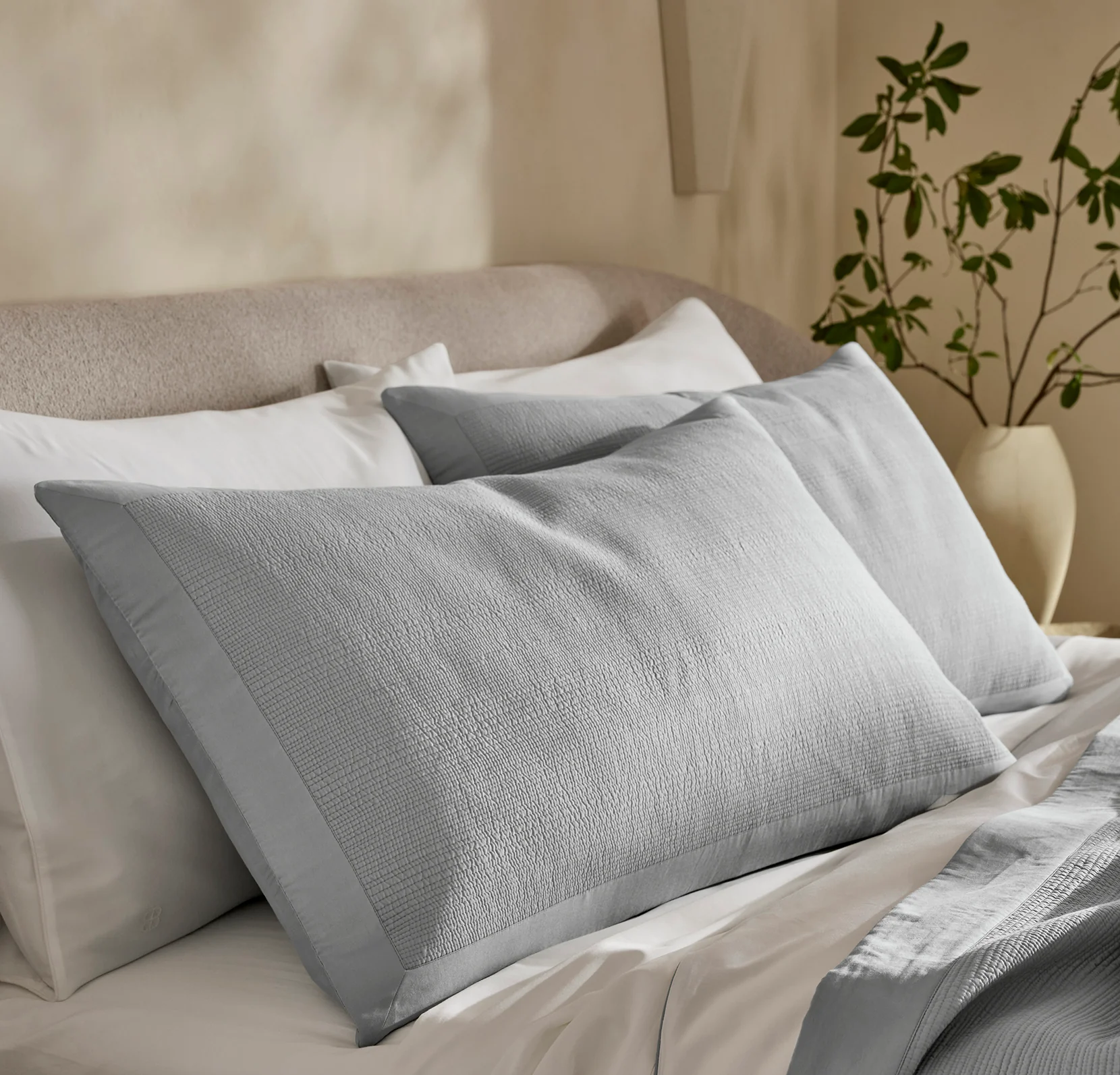 Signature Stitchline Sham - Shore - Image 3