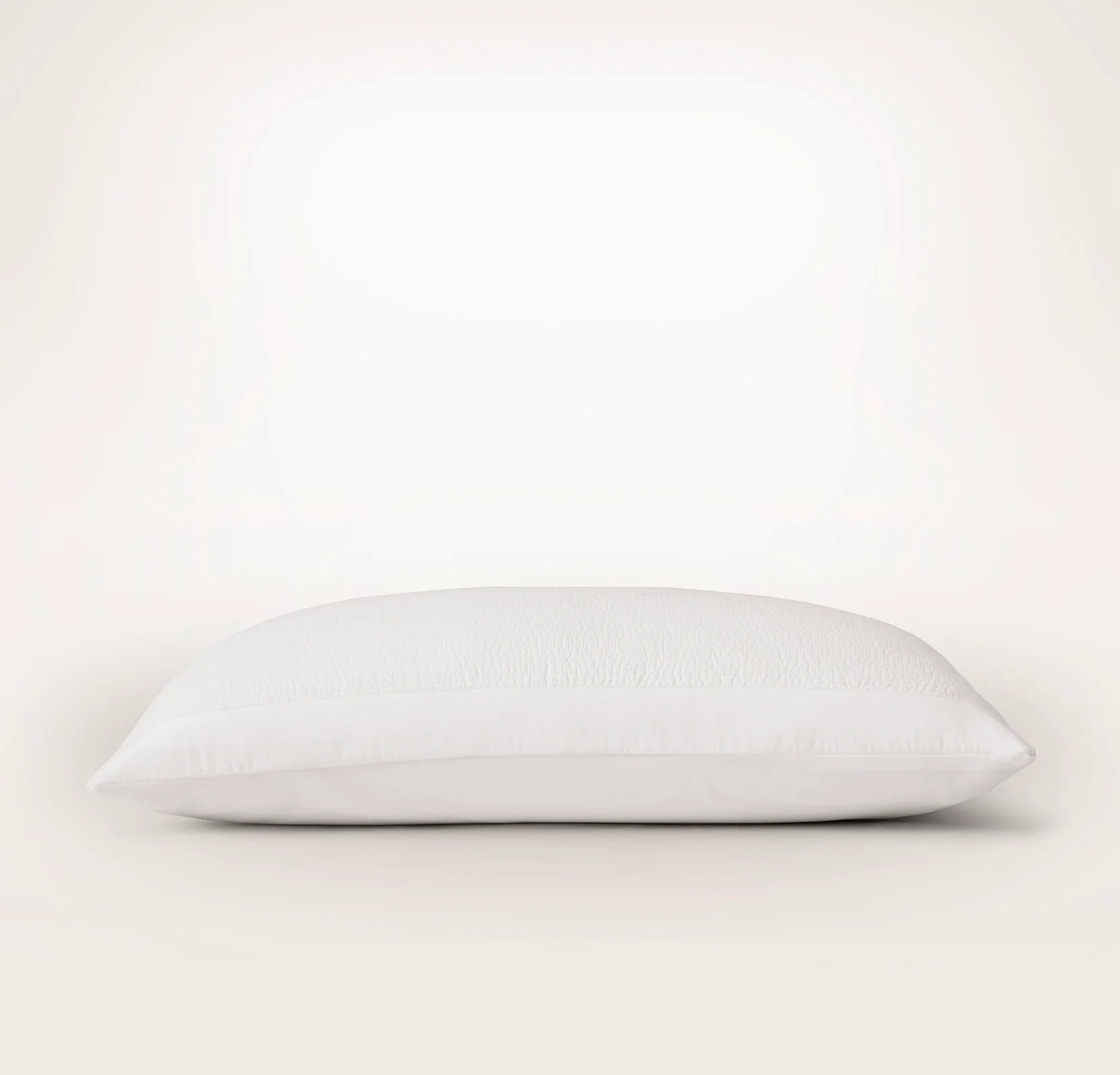 Signature Stitchline Sham - White