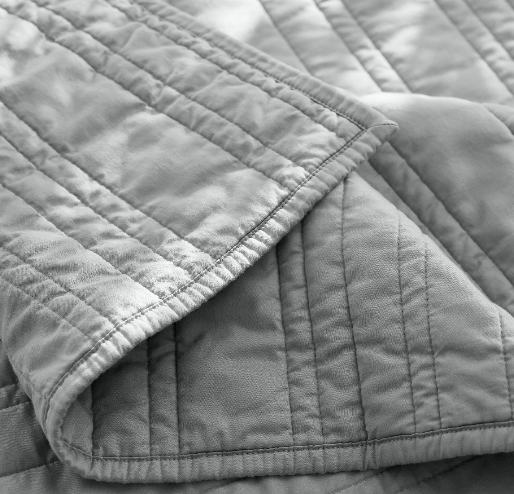 Signature Stripe Quilt Set - Shore - Image 5