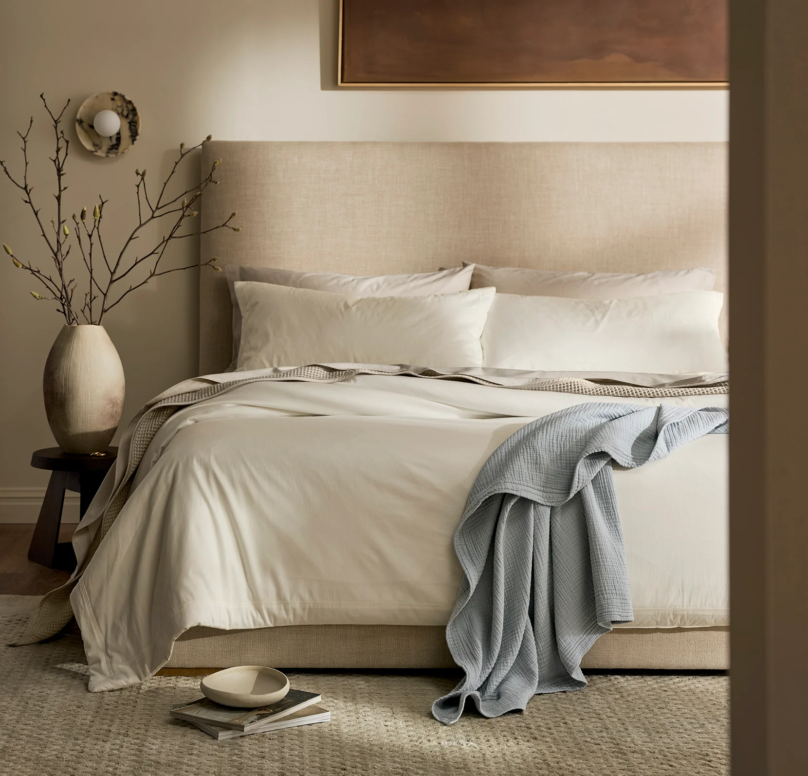 Signature Vintage Washed Comforter Set - Vintage Cream - Image 2