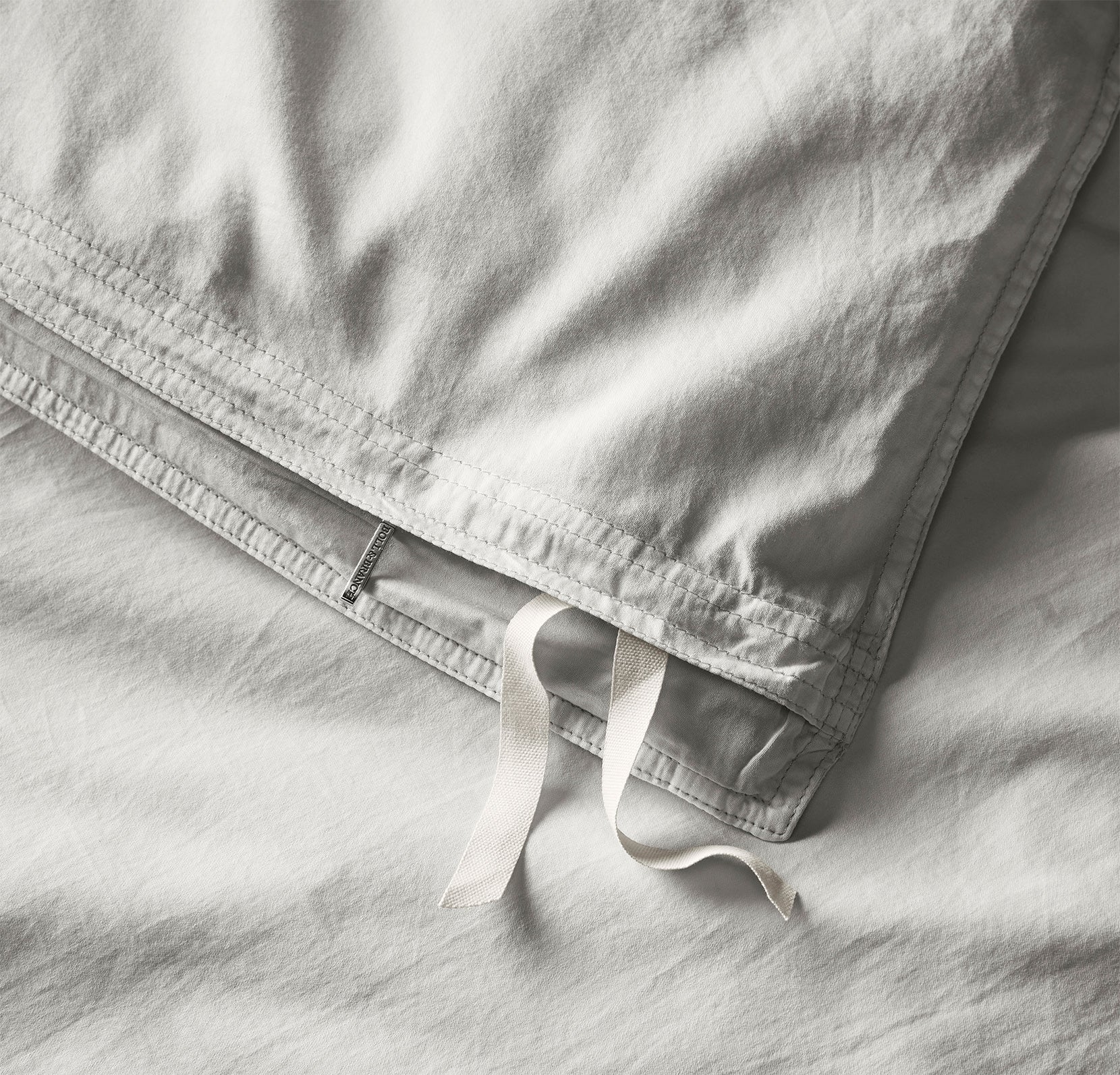 Signature Vintage Washed Duvet Set - Vintage Mist - Image 4