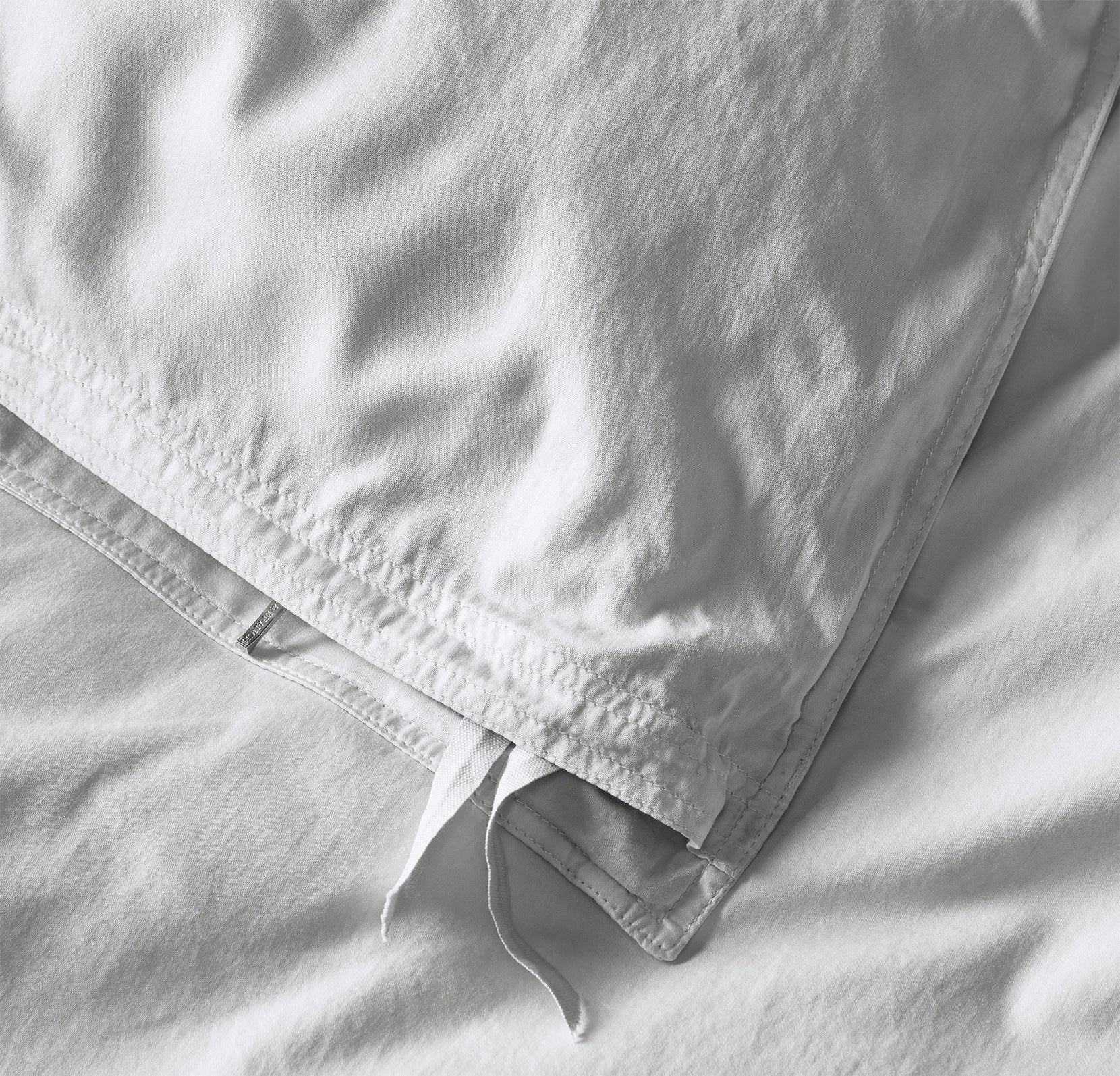 Signature Vintage Washed Duvet Set - Vintage Sky - Image 6