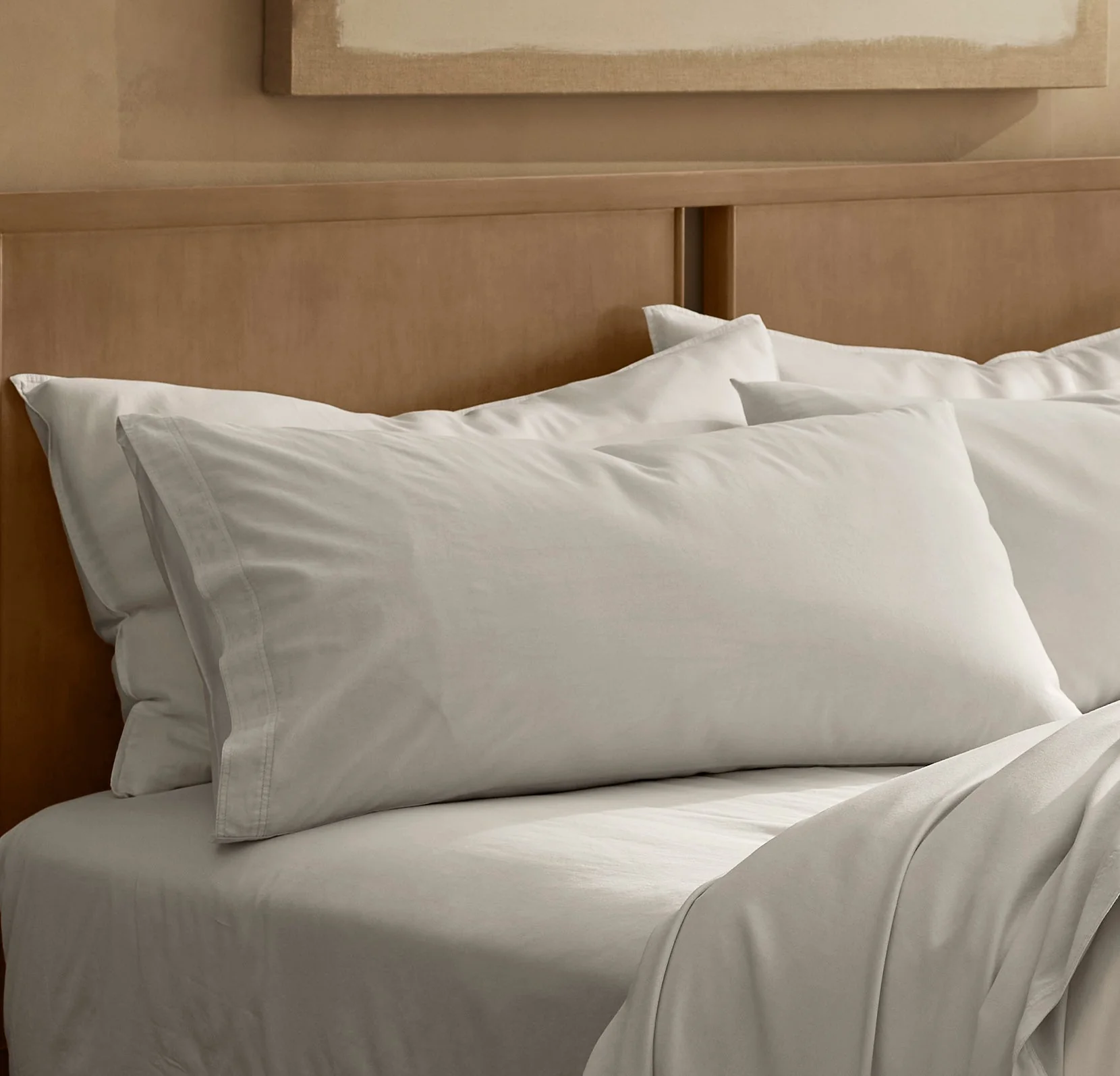 Signature Vintage Washed "No Flat Sheet" Sheet Set - Image 9