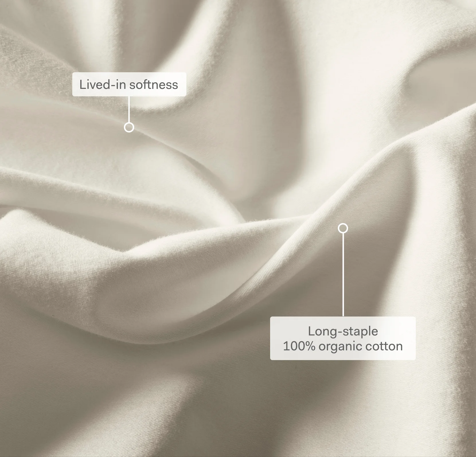 Signature Vintage Washed Sheet Set - Vintage Cream - Image 6