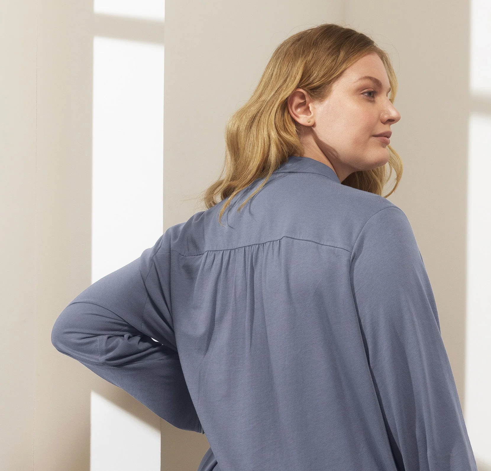Soft Knit Sleepshirt - Mineral - Image 3