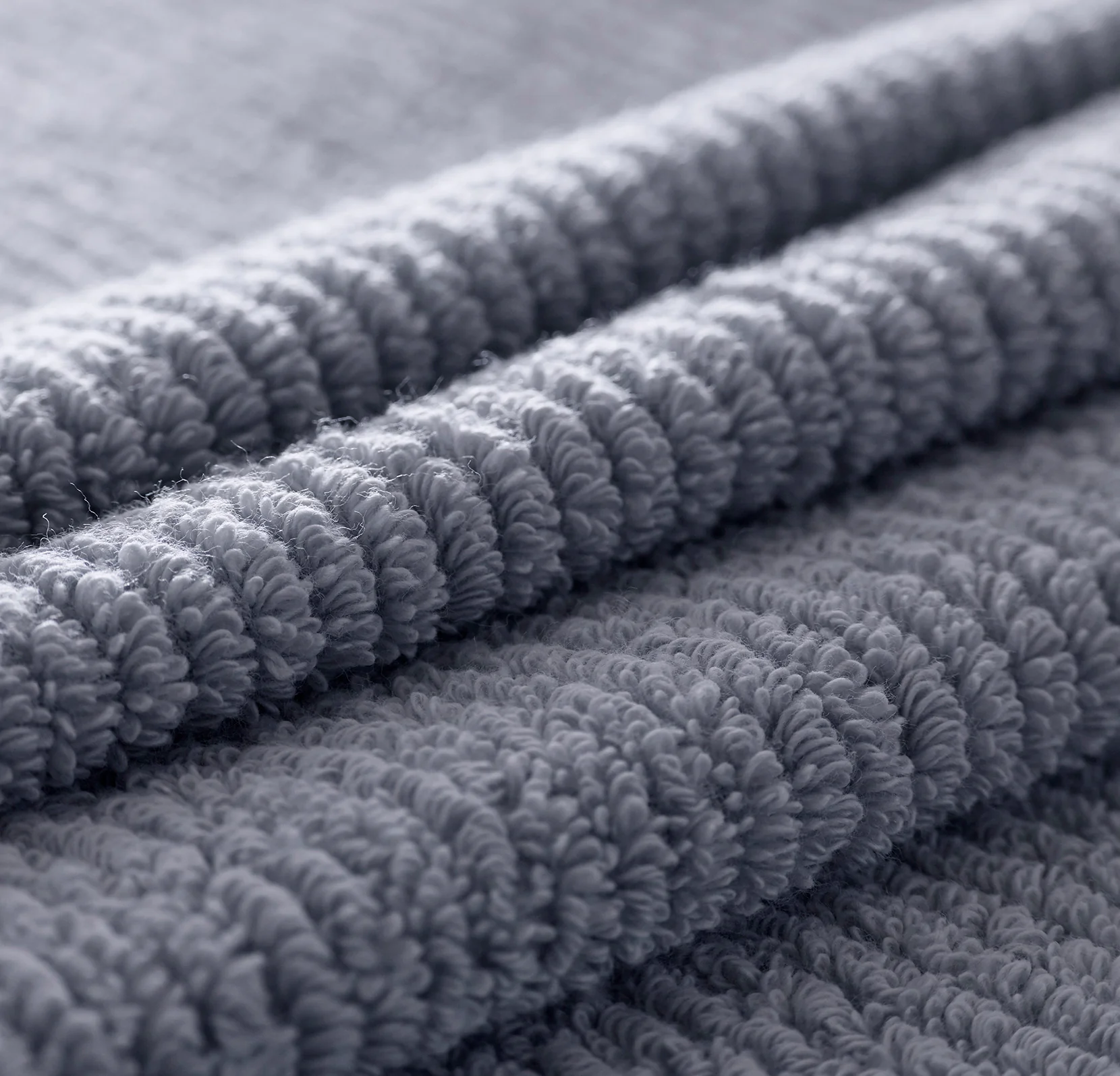 Turkish Ribbed Bath Towel - Mineral - Image 5