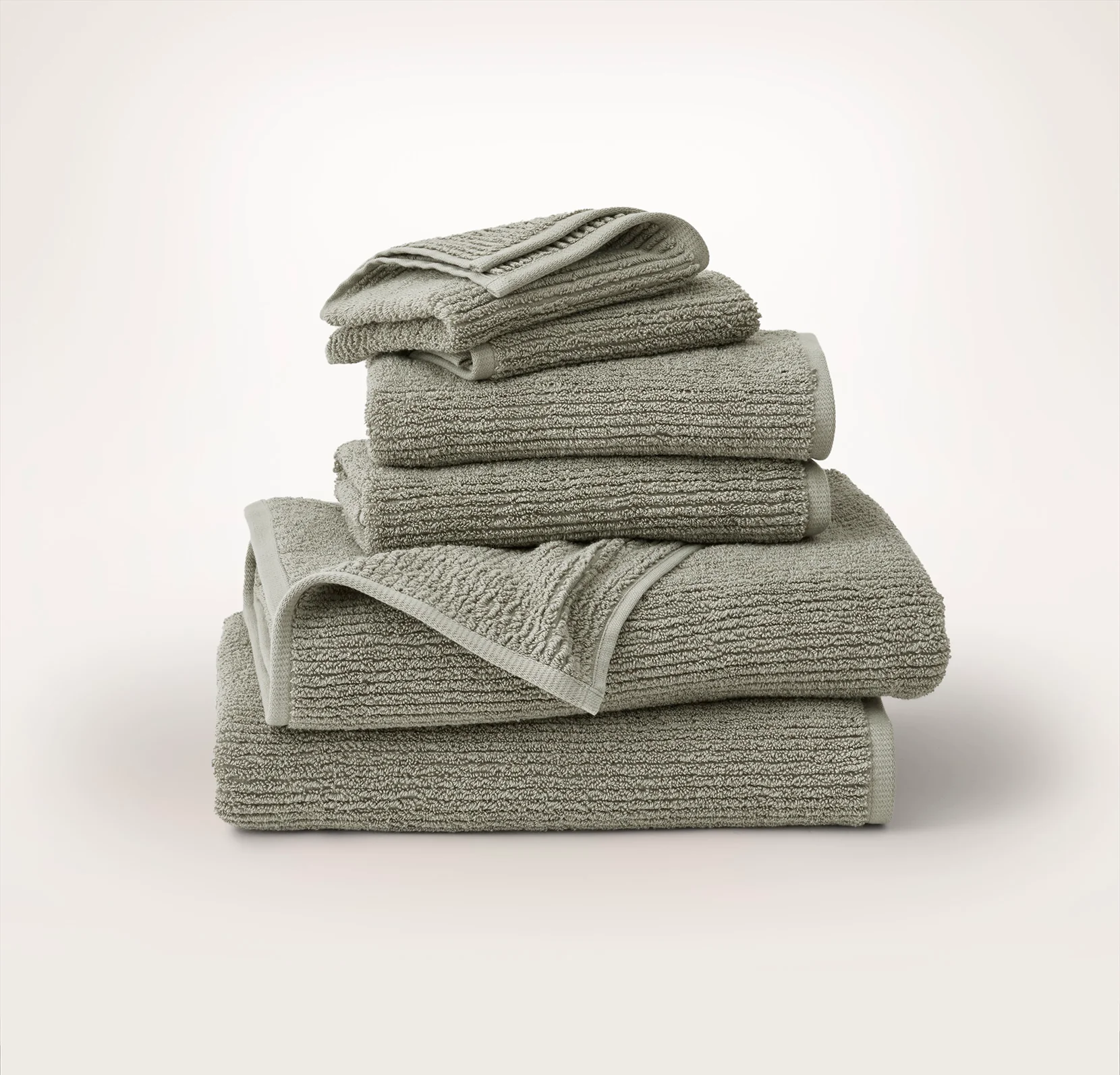 Turkish Ribbed Bath Towel Set - Image 32