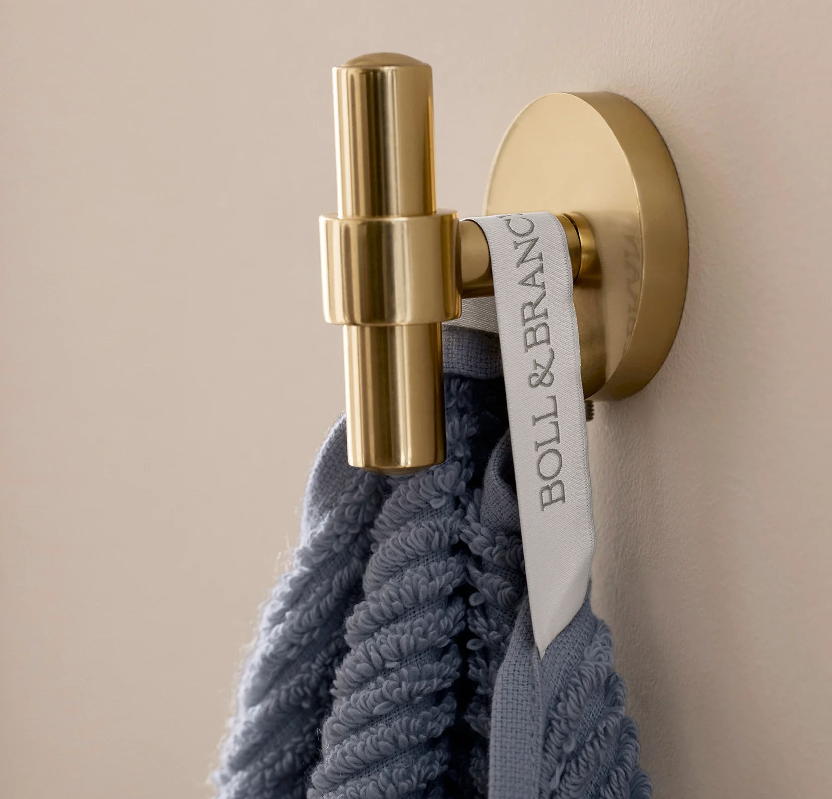 Turkish Ribbed Hand Towels (Pair) - Mineral - Image 3