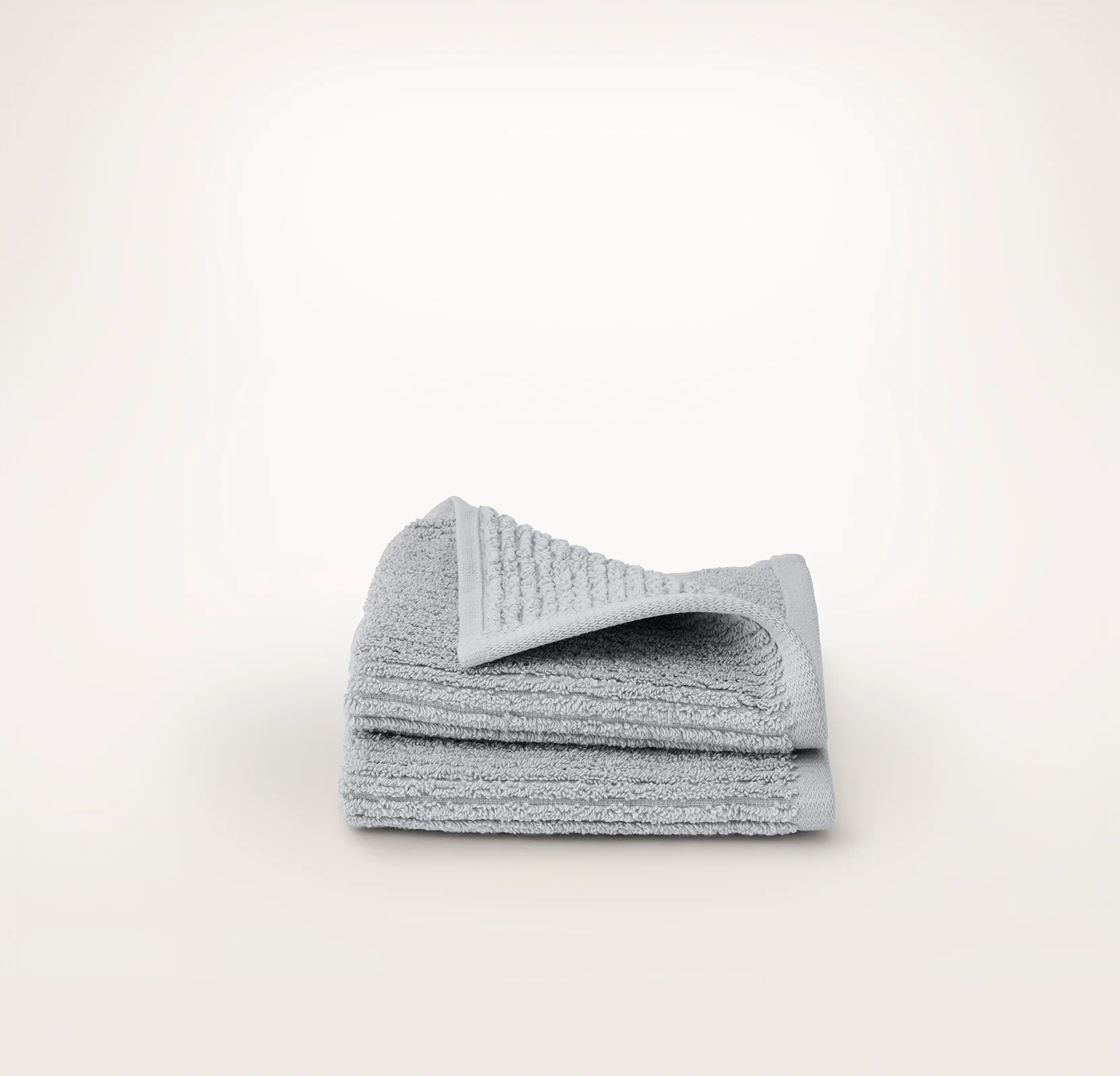 Turkish Ribbed Washcloths (Pair) - Shore