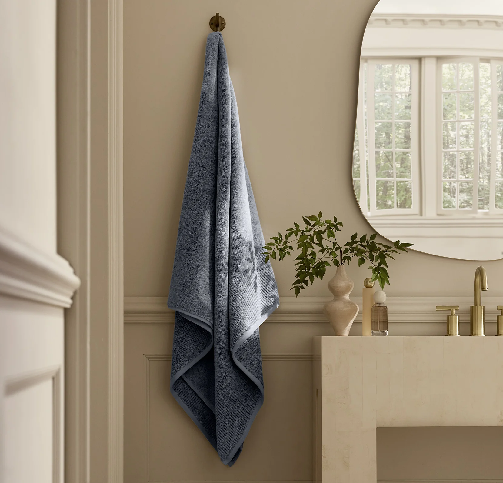 Turkish Ultra Plush Bath Sheet - Mineral - Image 2