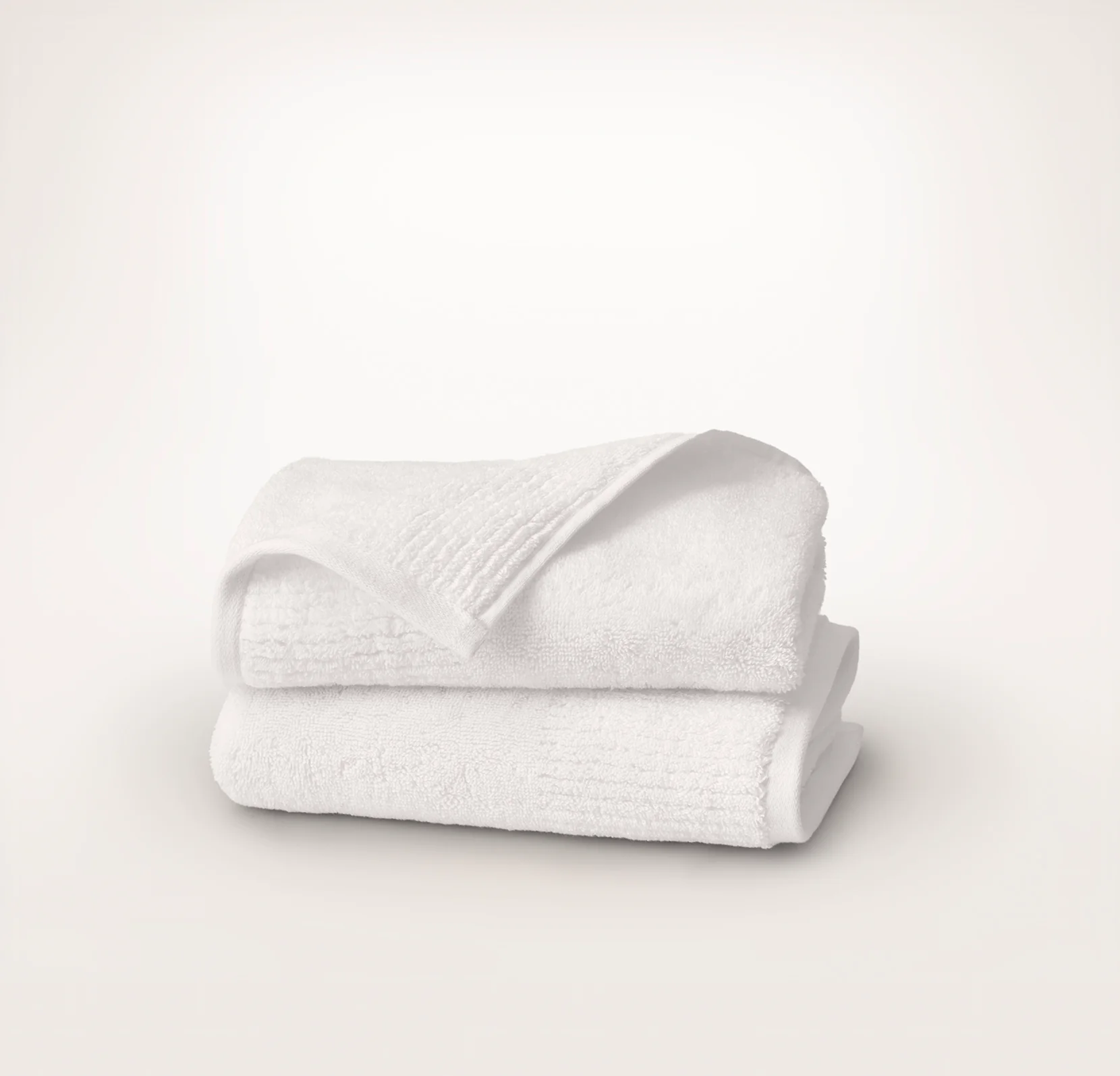 Turkish Ultra Plush Hand Towels (Pair) - White