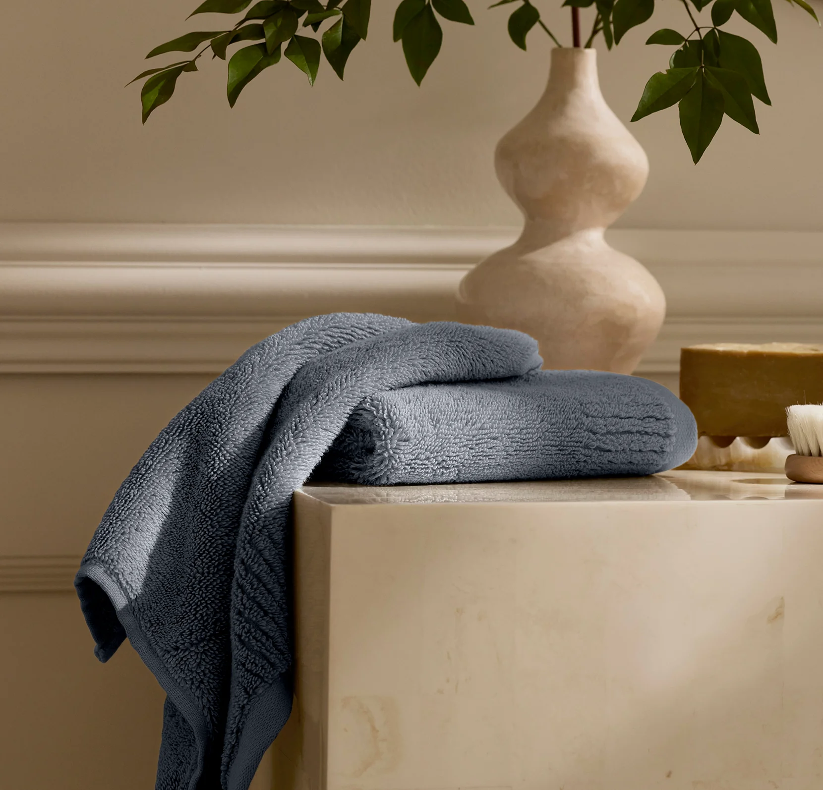 Turkish Ultra Plush Washcloths (Pair) - Mineral - Image 2