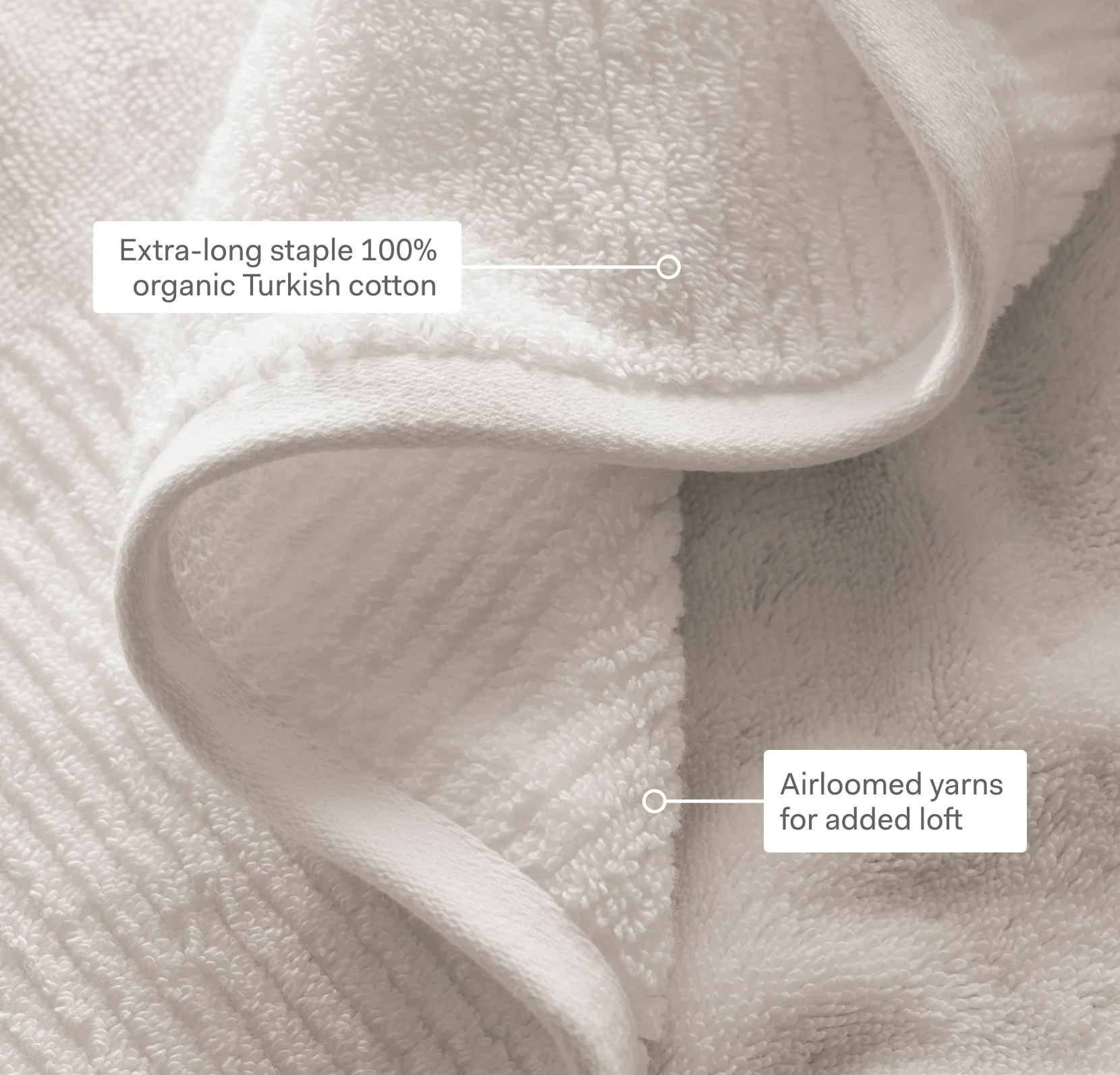 Turkish Ultra Plush Washcloths (Pair) - White - Image 4