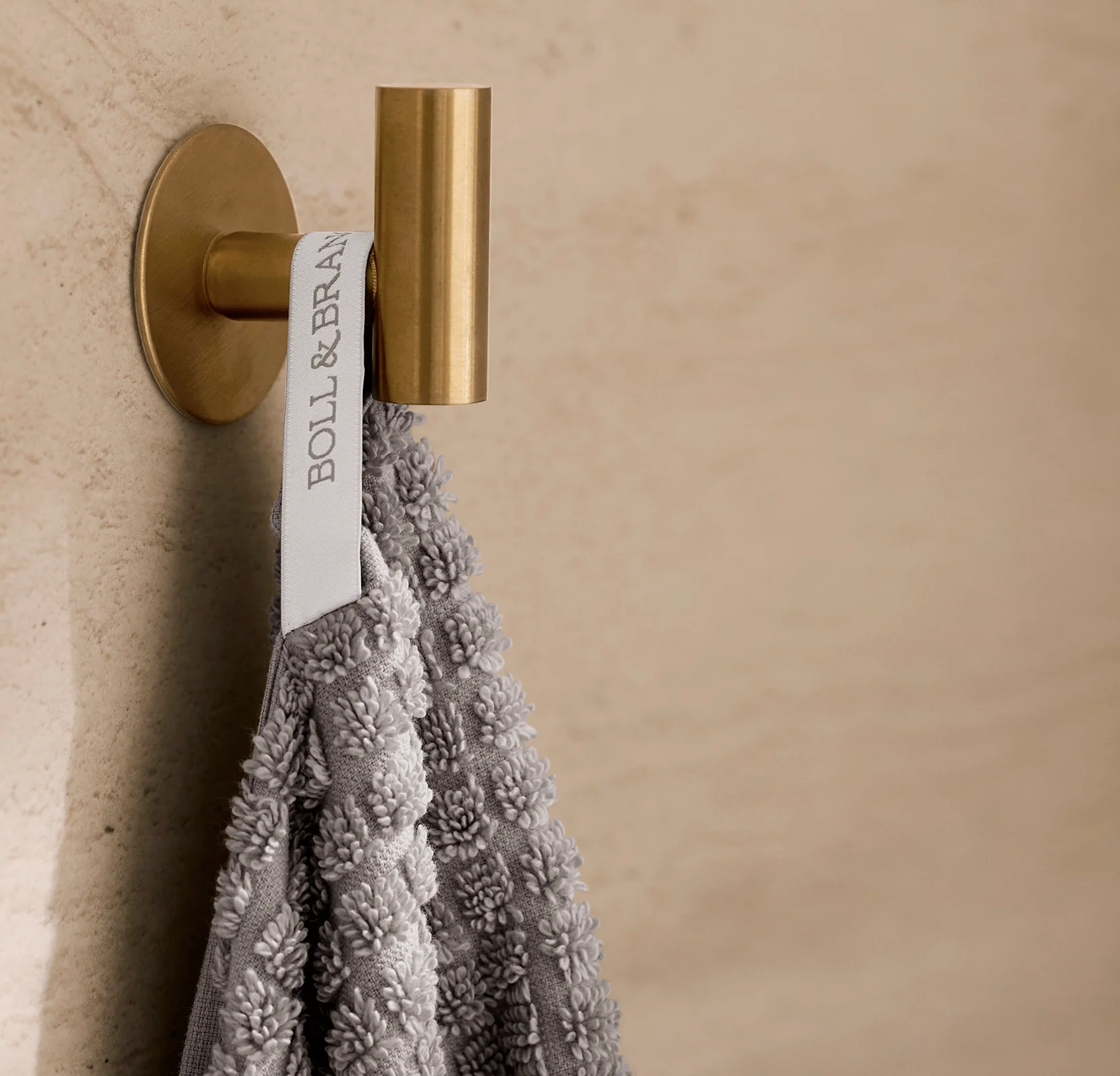 Turkish Waffle Bath Towel - Stone - Image 3