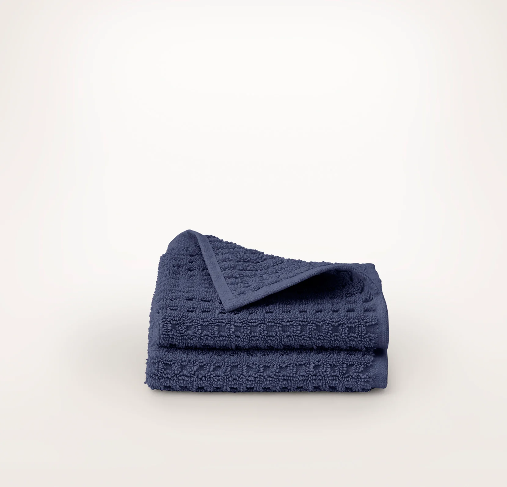 Turkish Waffle Washcloths (Pair) - Coastal Navy