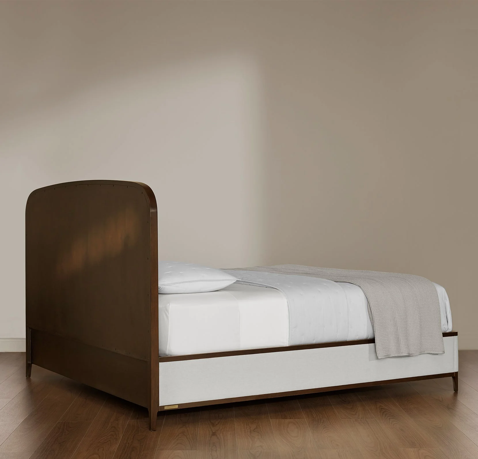 Upholstered Curve Bed - Mist - Image 3