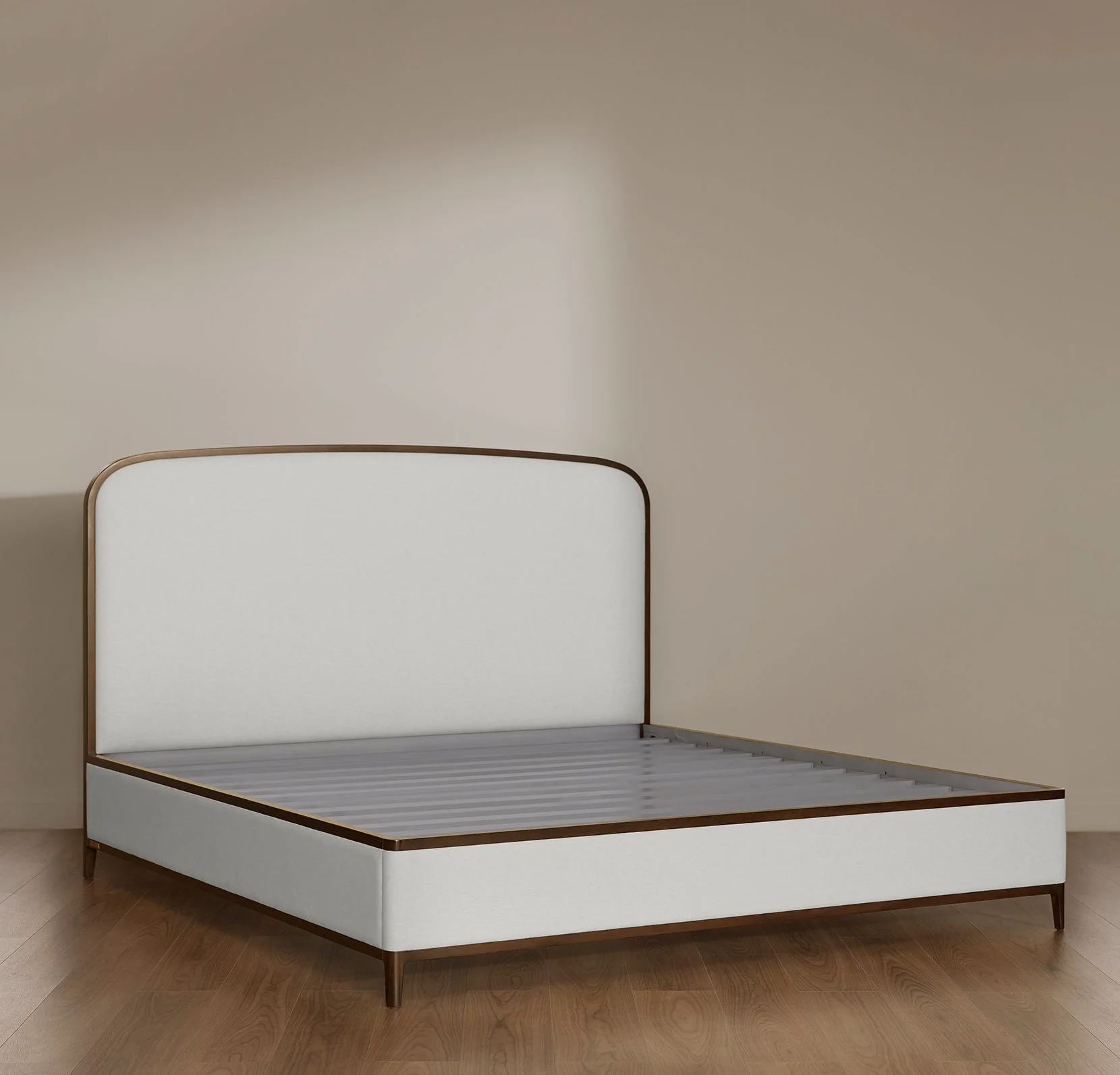 Upholstered Curve Bed - Mist - Image 4