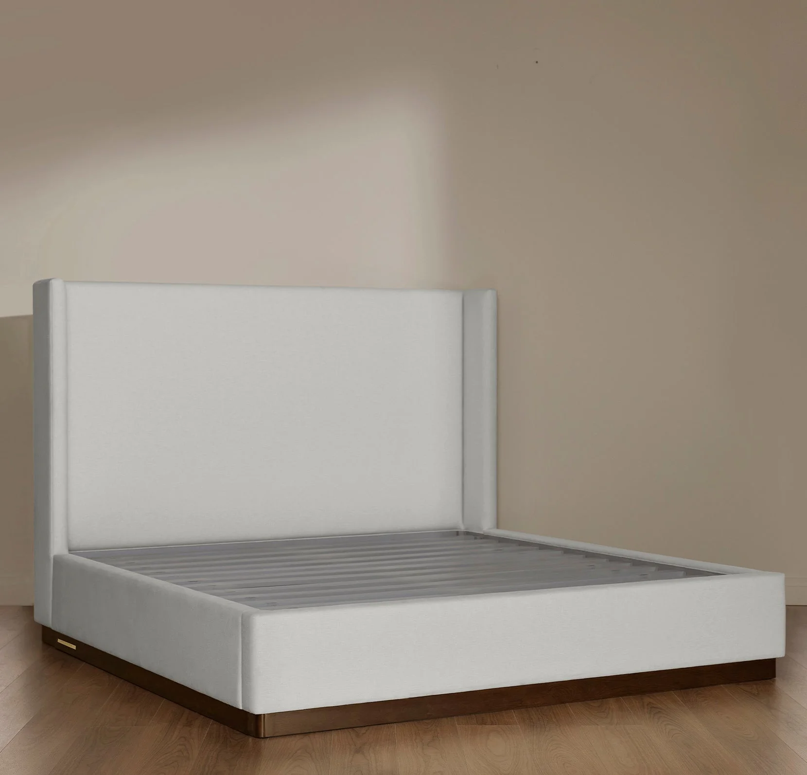 Upholstered Wingback Bed - Mist - Image 4
